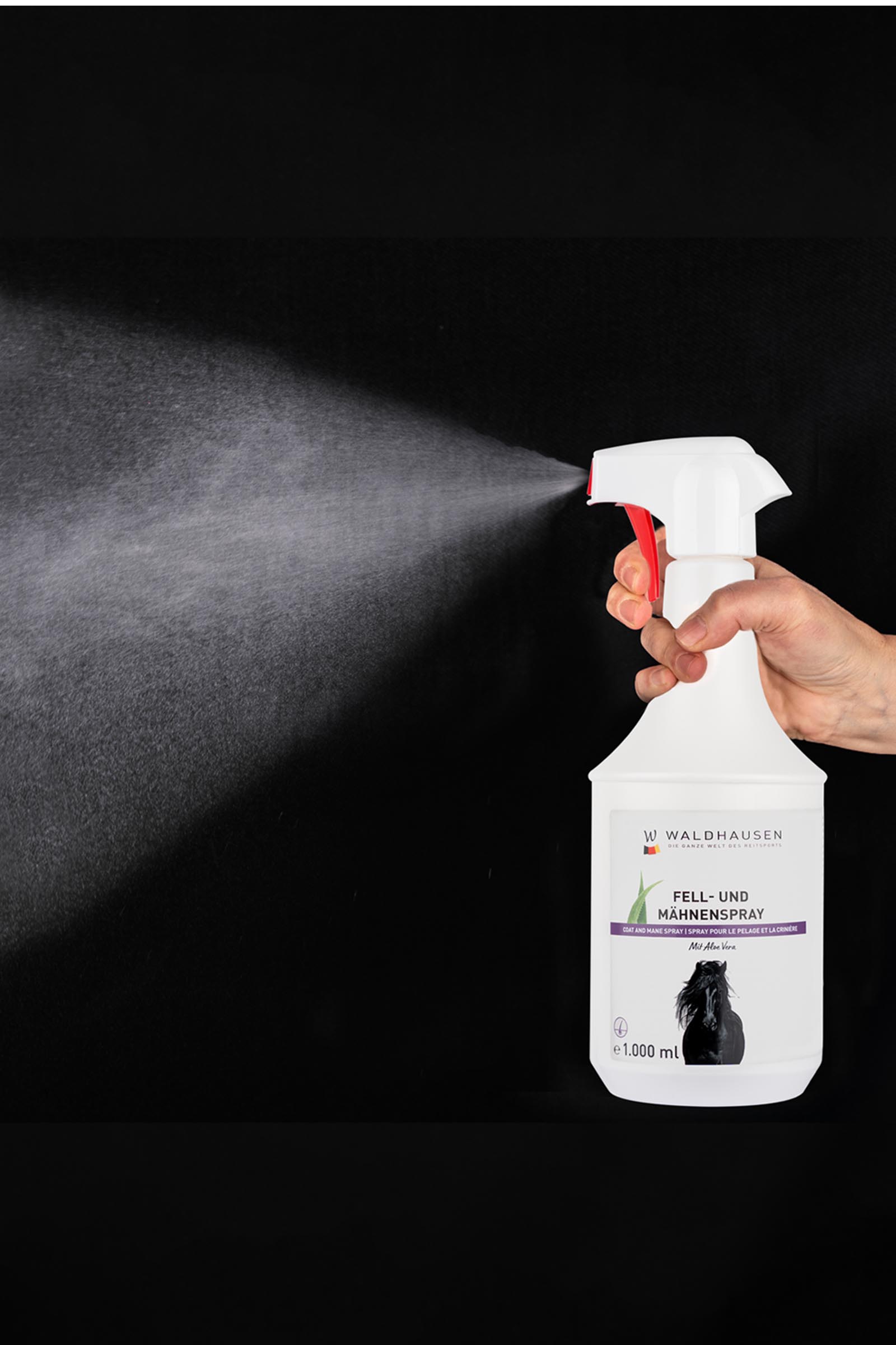 Waldhausen Spray soin crinière et queue, aloe vera, 1 l