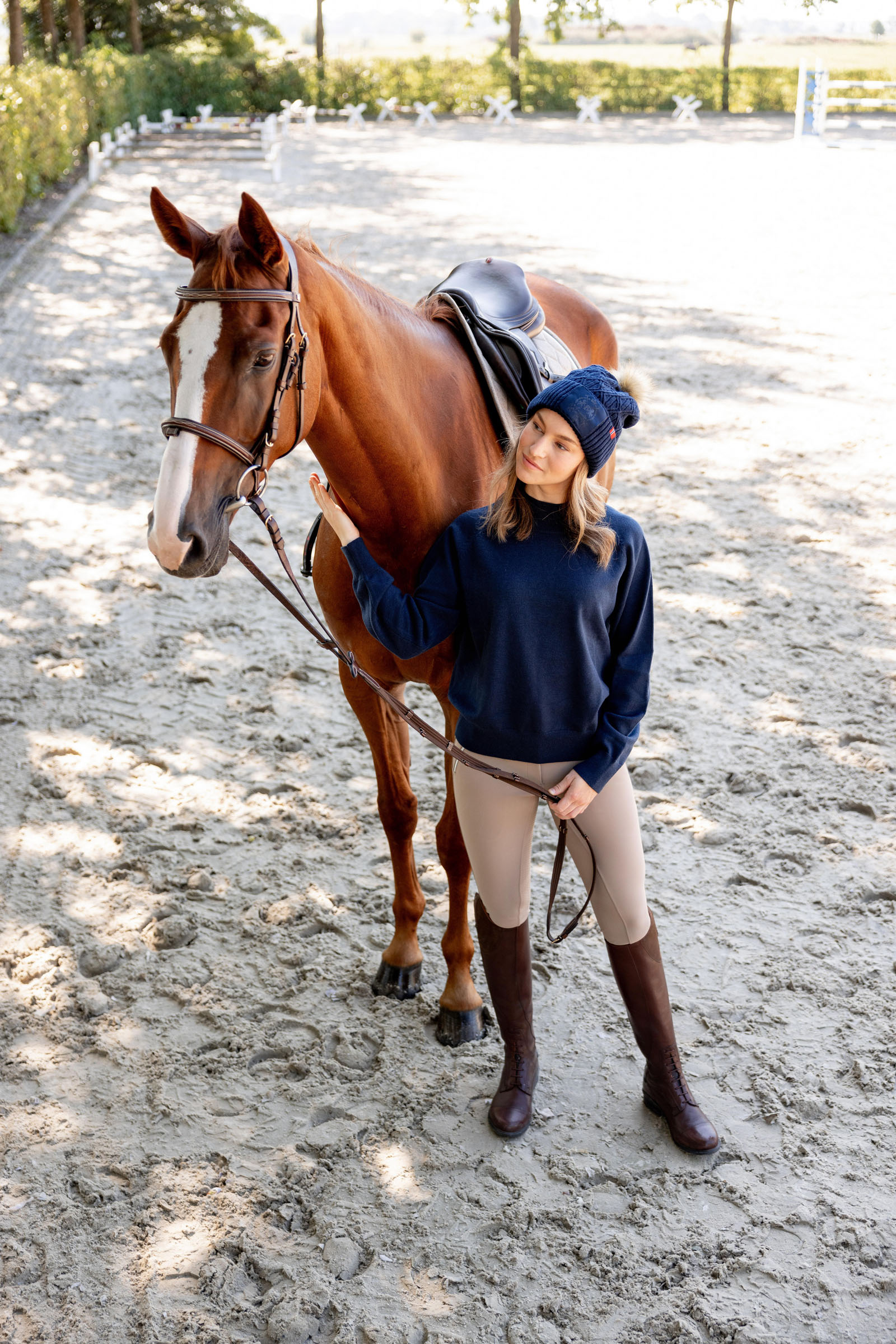 B Vertigo Faye Pull en mélange de laine