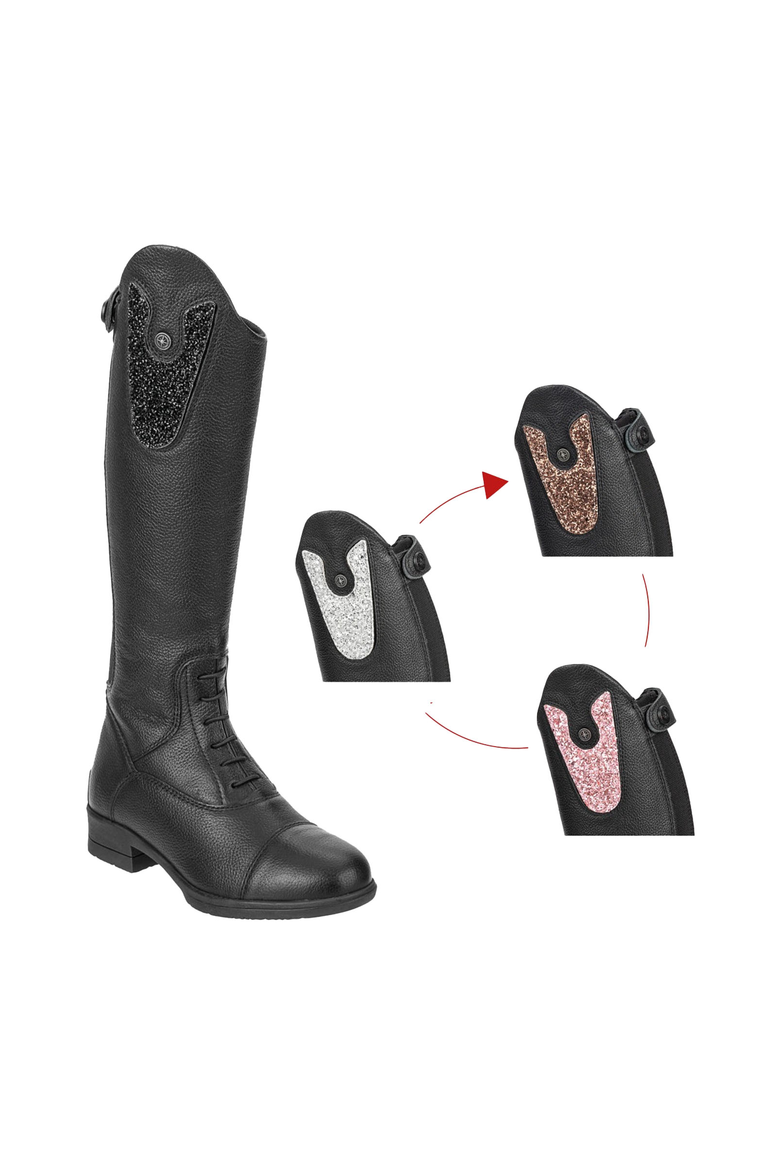 Suedwind Footwear Nova Fun Convertible bottes d’équitation en cuir pour enfants