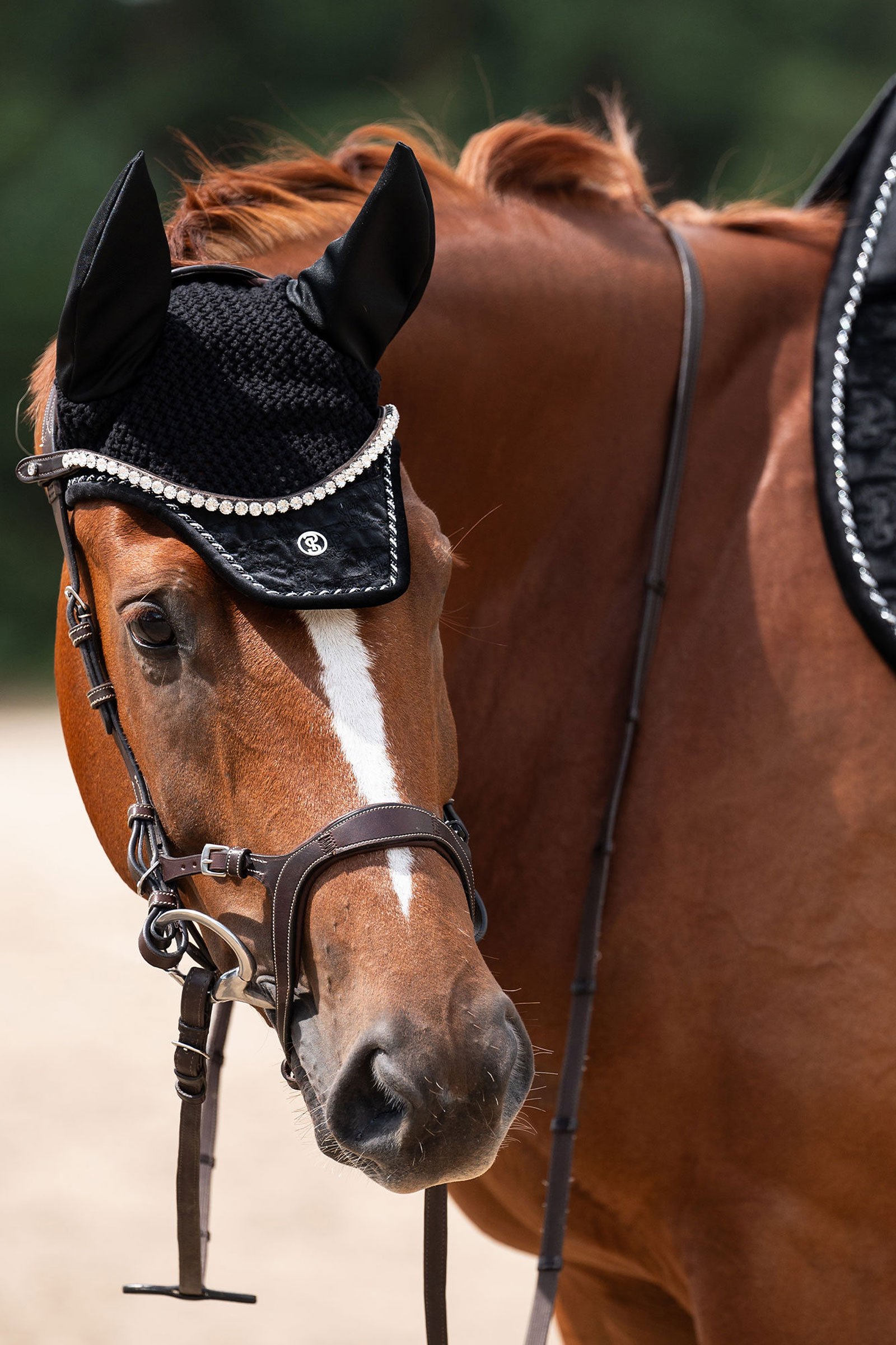 PS of Sweden bonnet anti-mouches Velvet Monogram