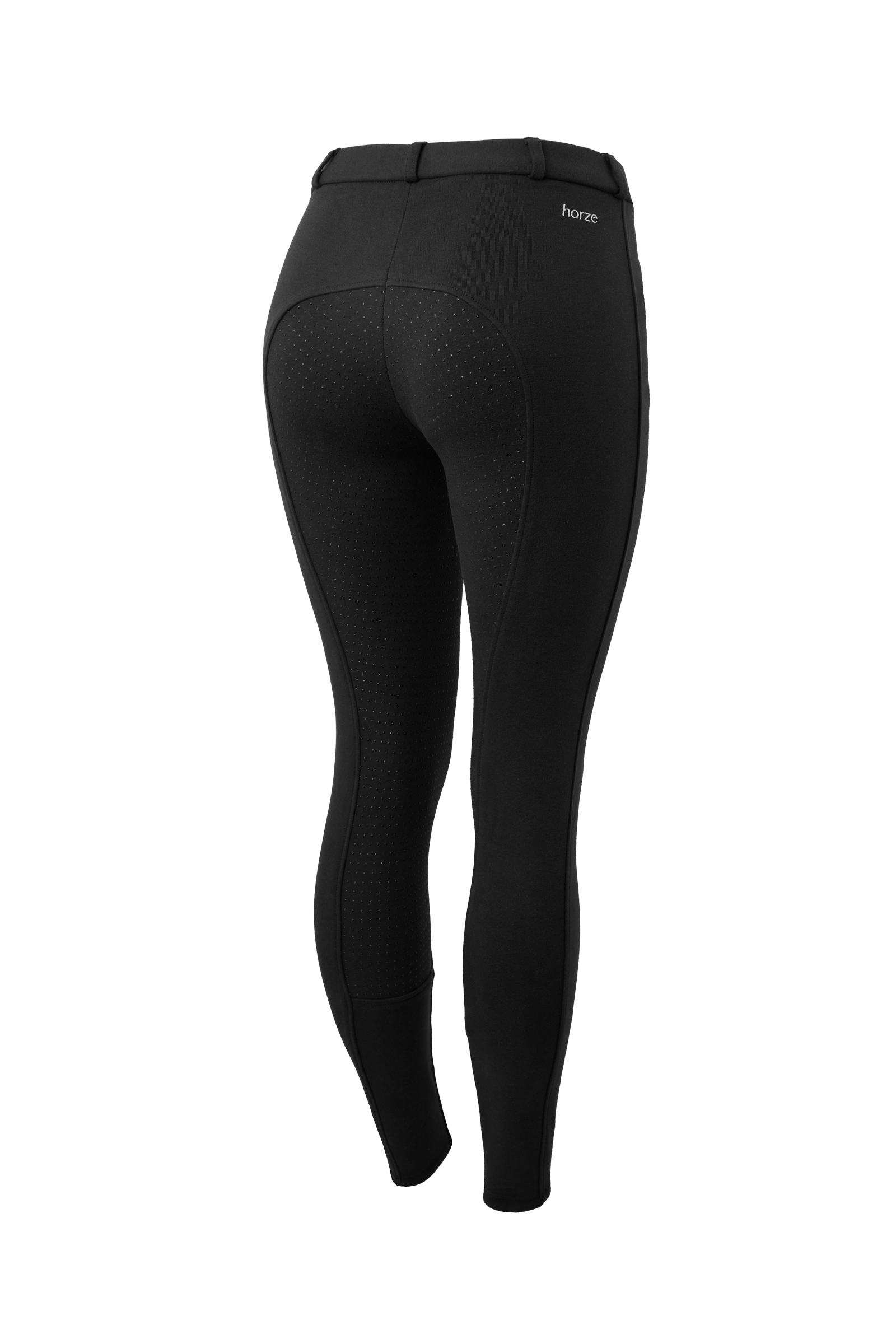Pantalon d'&eacute;quitation fond int&eacute;gral grip silicone Horze Active, femme