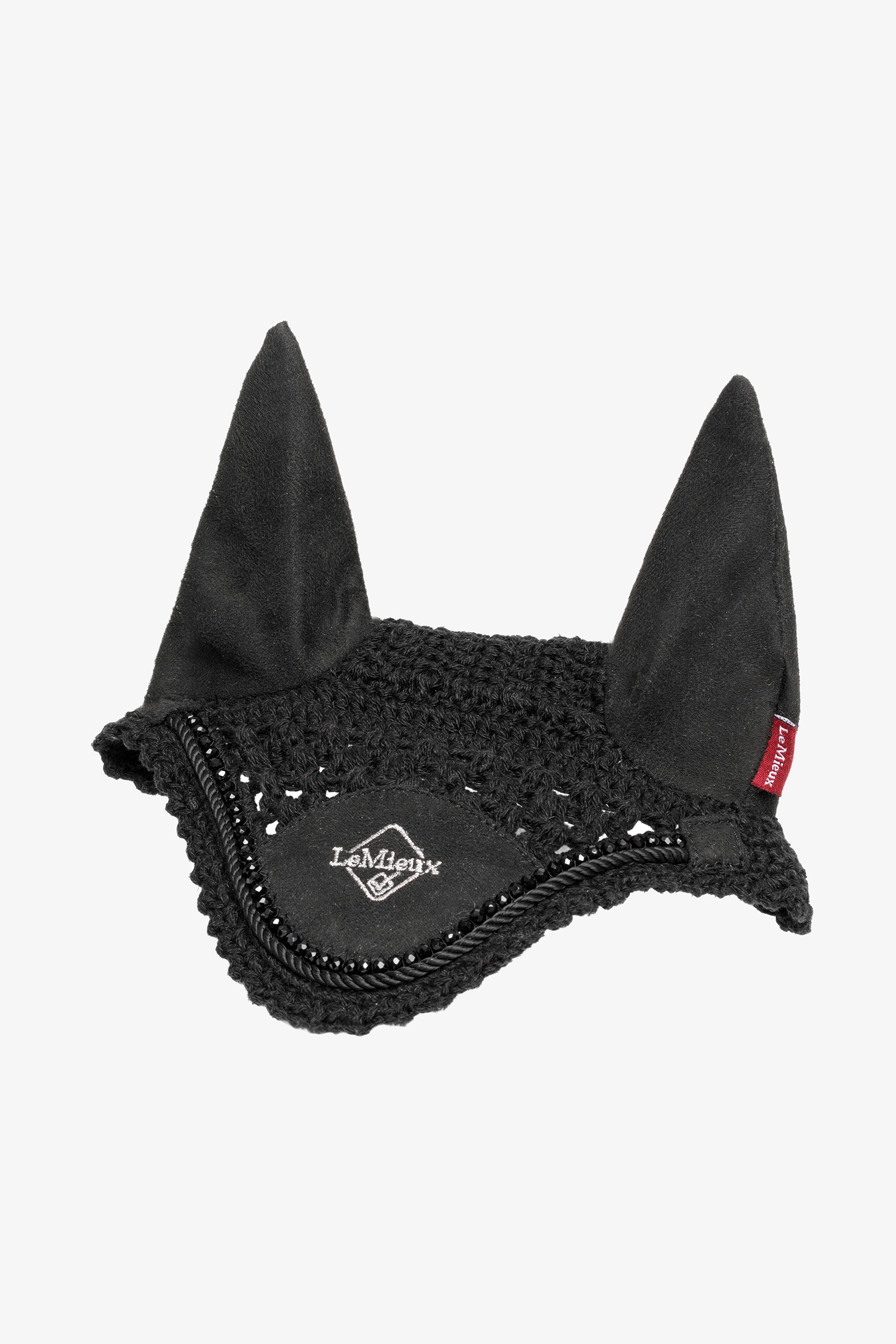 Black LeMieux bonnet anti-mouches pour cheval hobby