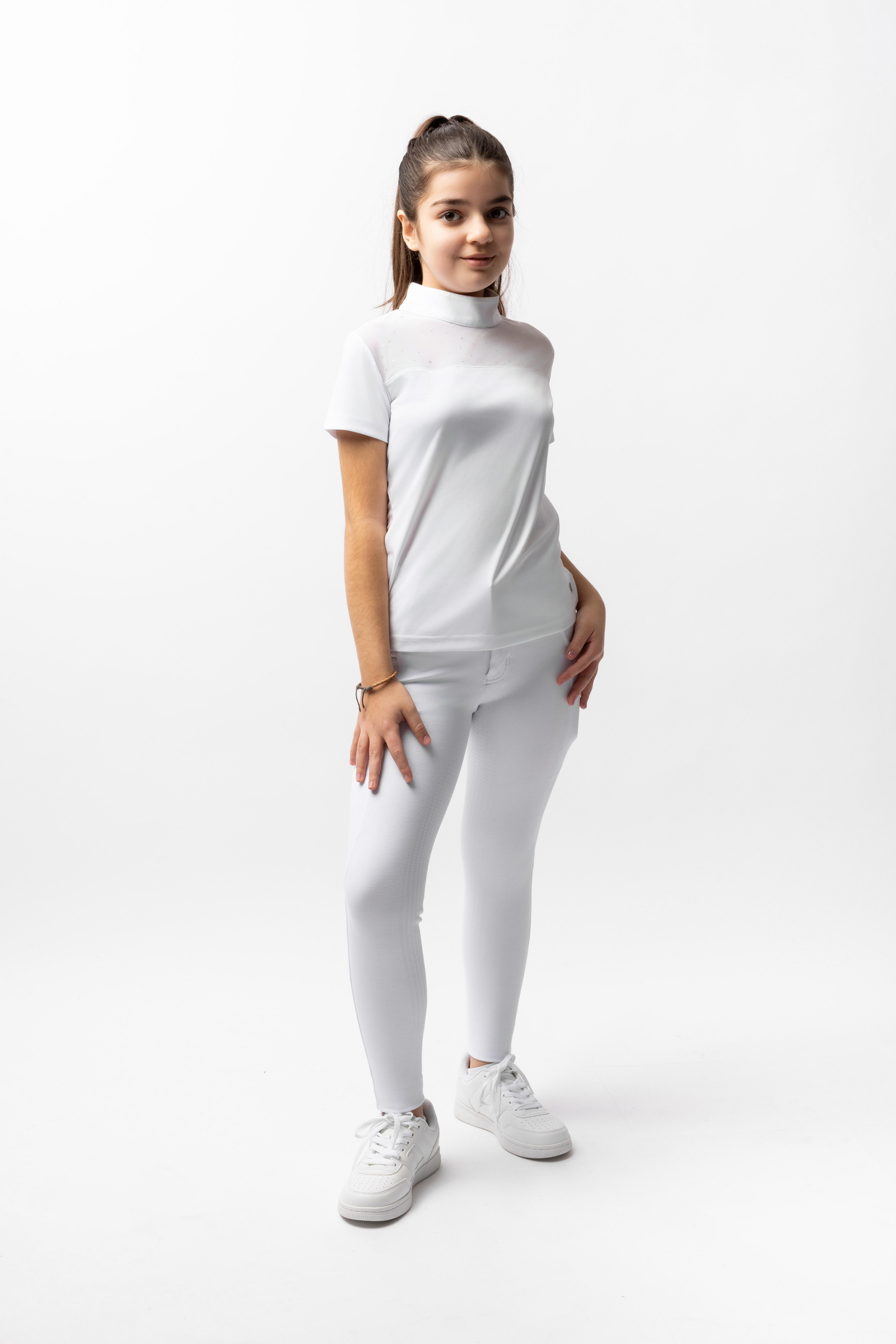 Horze Kaya Polo de concours enfant, avec strass