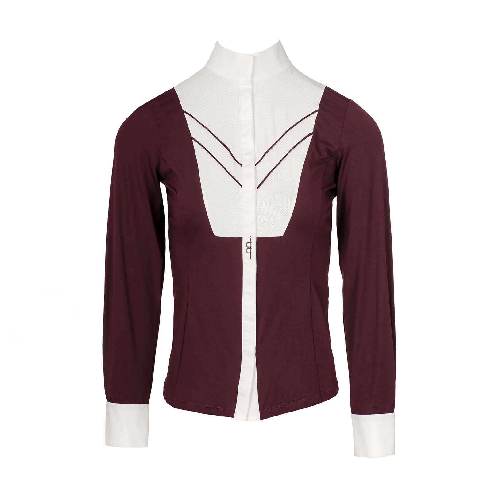Dark Red Top de concours AA Port pour femmes