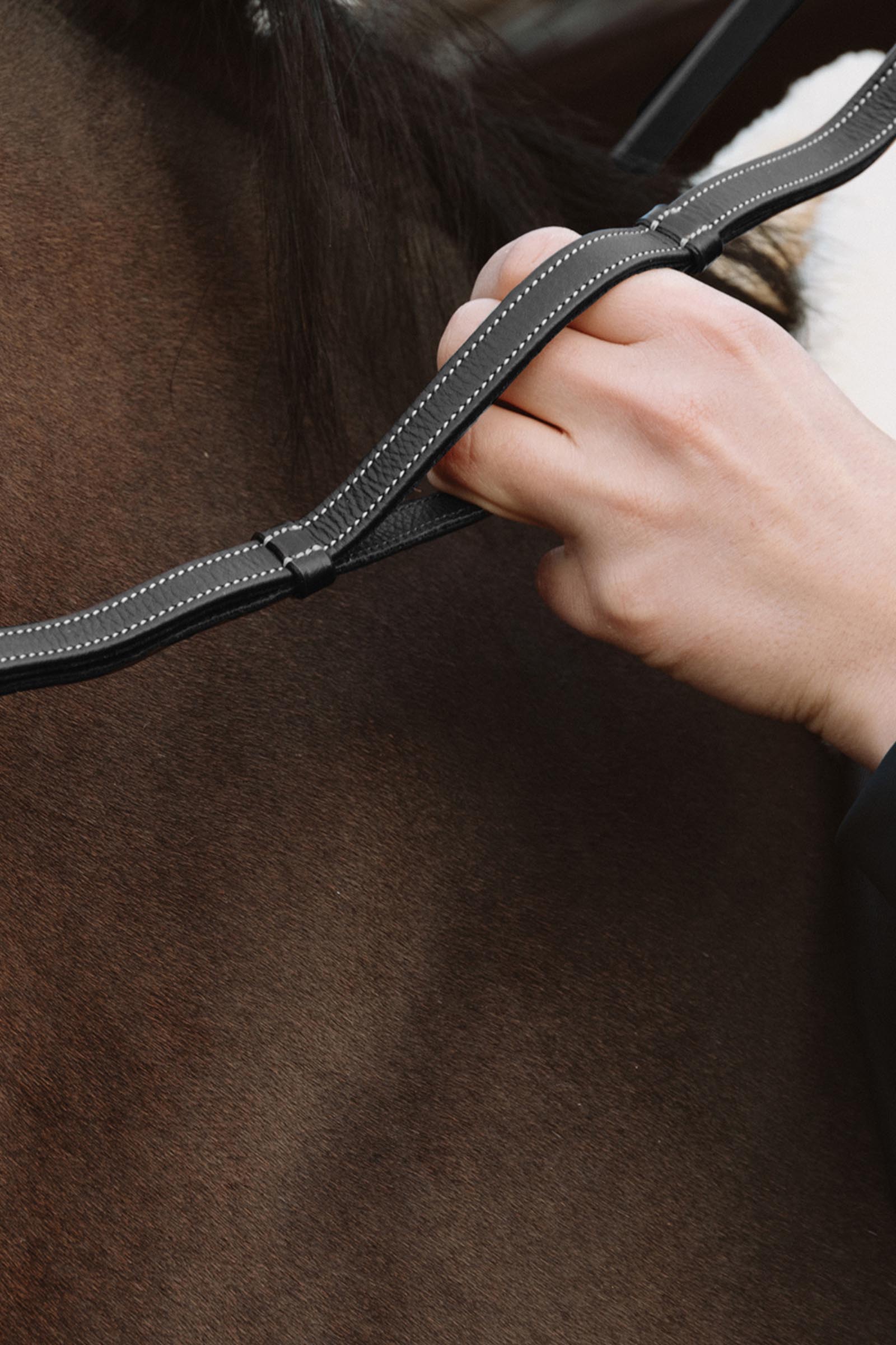 Dy'on Working r&ecirc;nes cuir avec arr&ecirc;toirs cuir 13 mm  