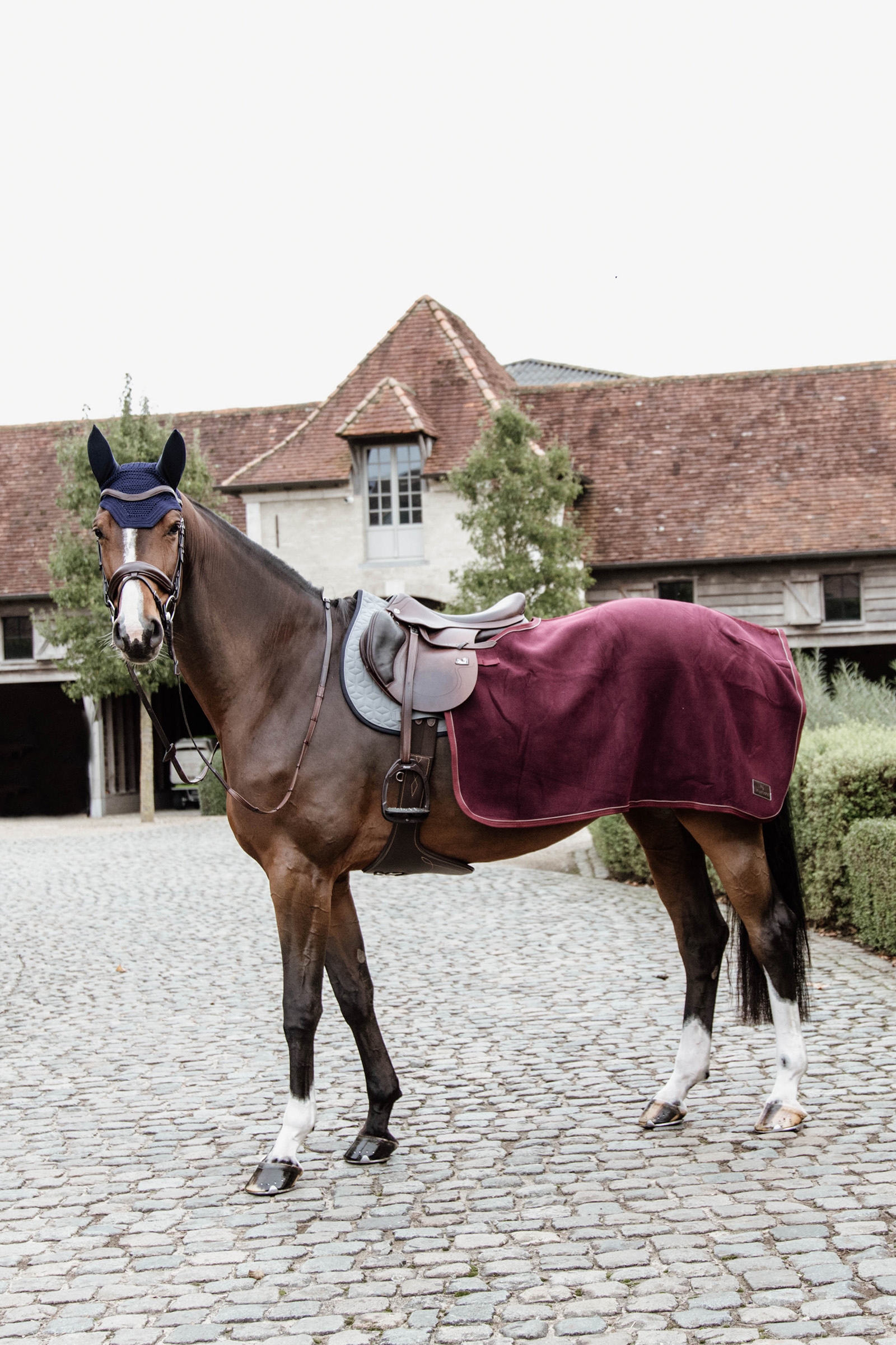Couvre-reins d'&eacute;quitation en molleton &eacute;pais Quarter Rug Kentucky Horsewear