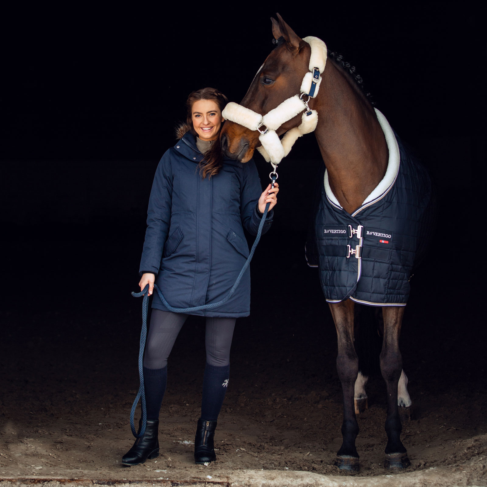 Licol Alaska B Vertigo avec fausse fourrure