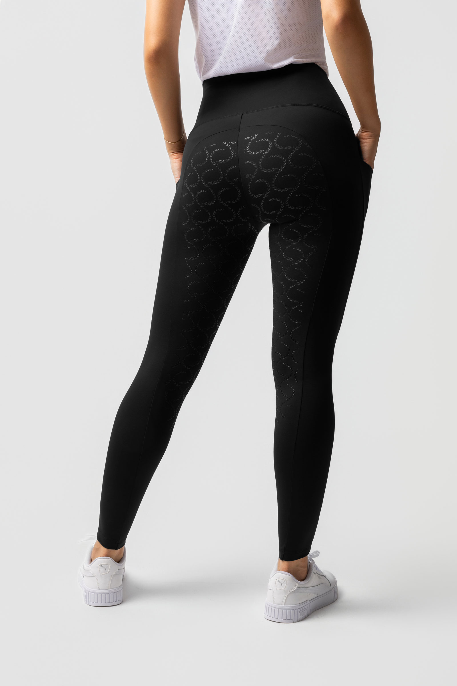 Horze Gillian Leggings thermiques &agrave; pleine adh&eacute;rence pour femmes