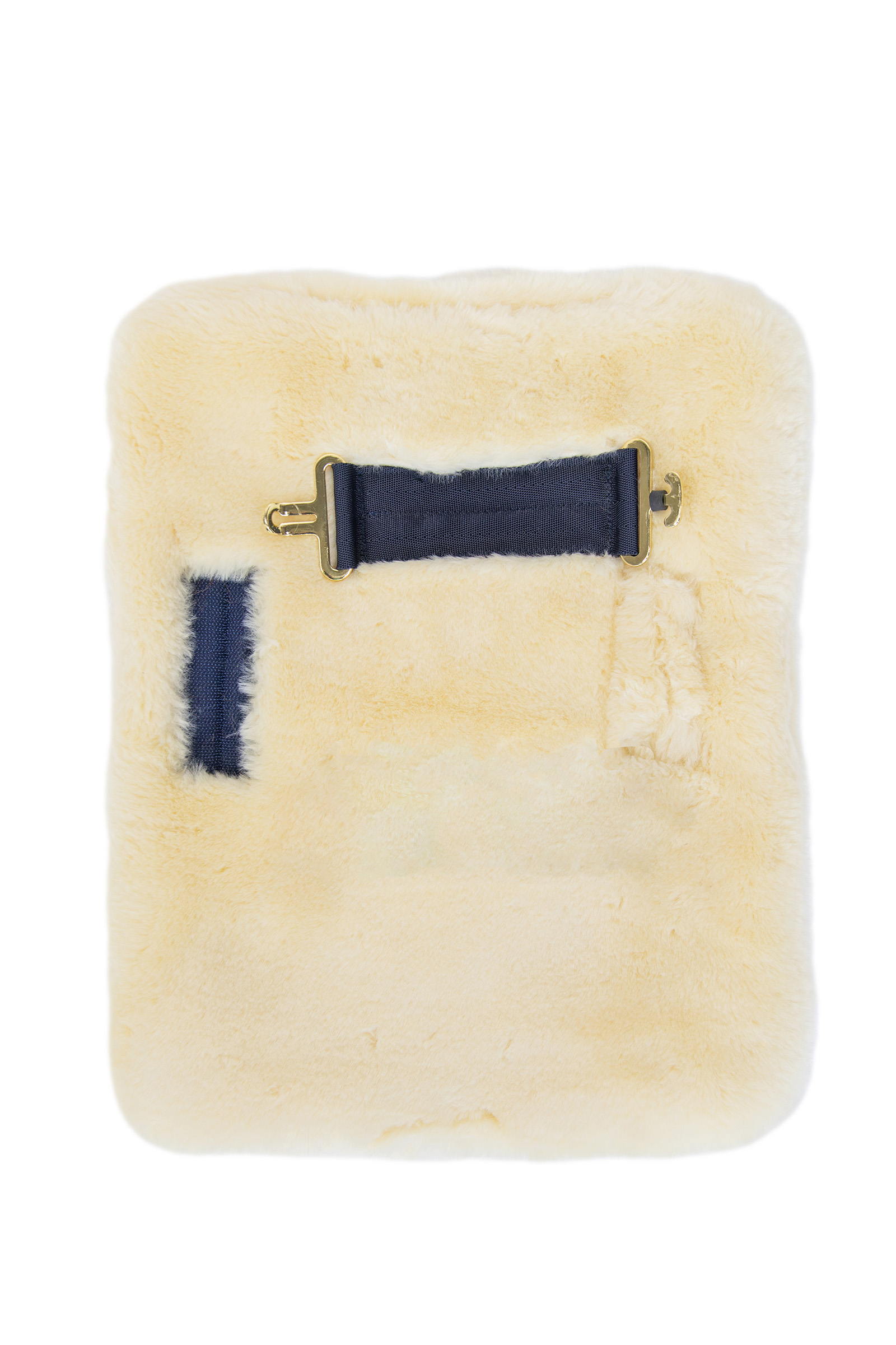 natural Kentucky Horsewear Vegan Sheepskin Chest Expander 1 Boucle