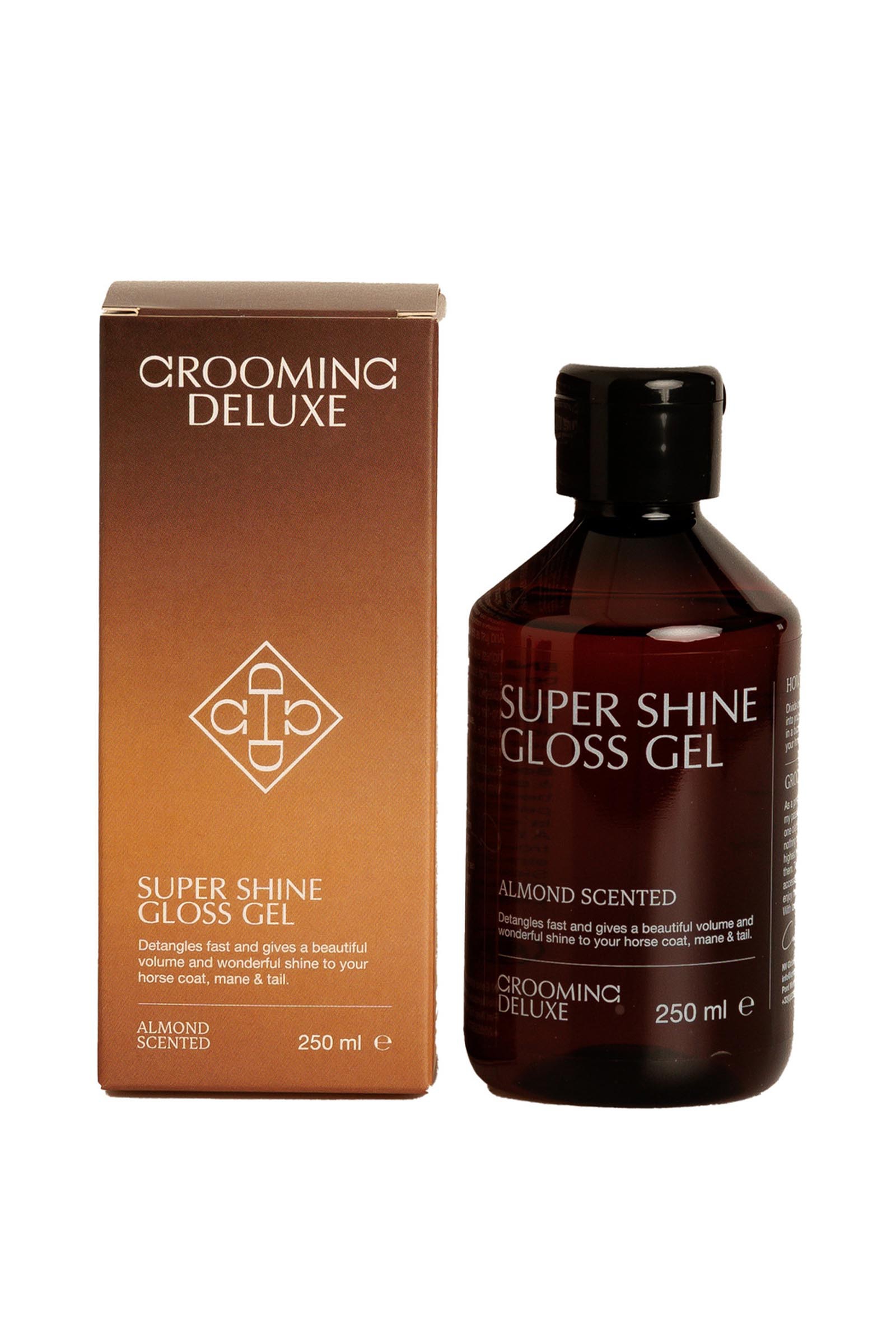 Grooming Deluxe Gel brillant amande Super Shine, 250 ml
