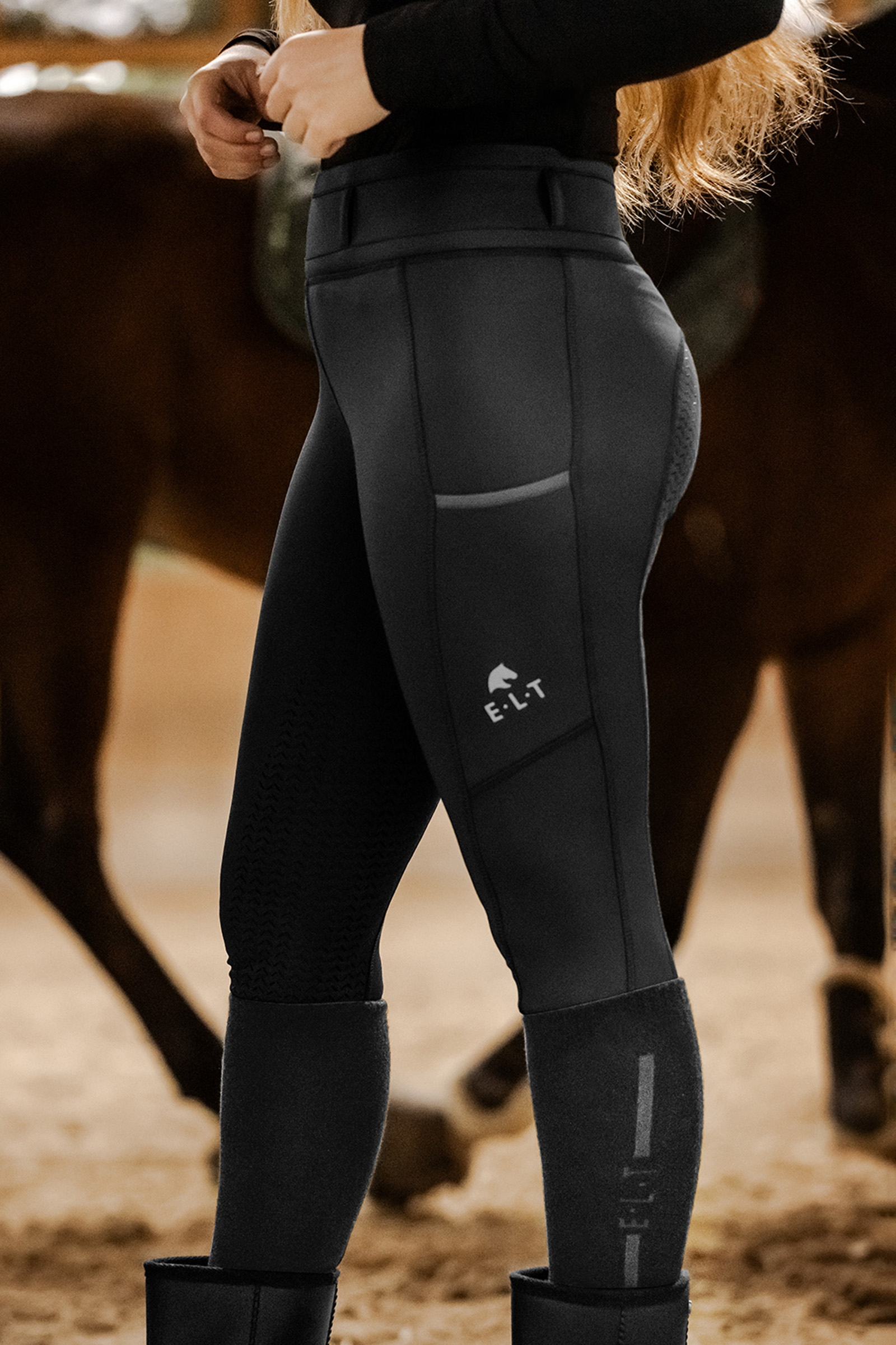 ELT Ella Legging D’équitation Thermique, Enfants