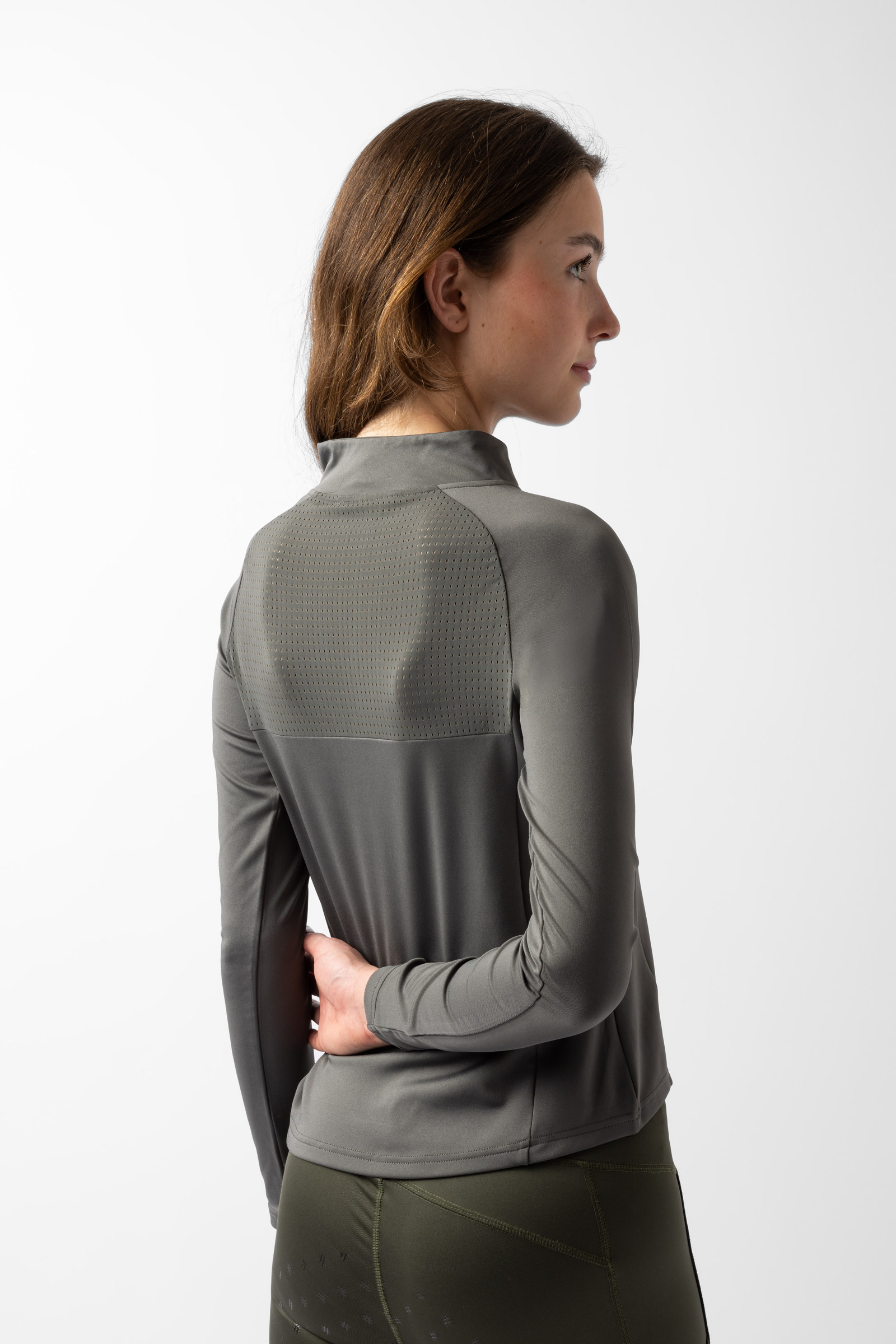 Top fonctionnel &agrave; manches longues pour femme Horze Jeune Cavalier ELISA