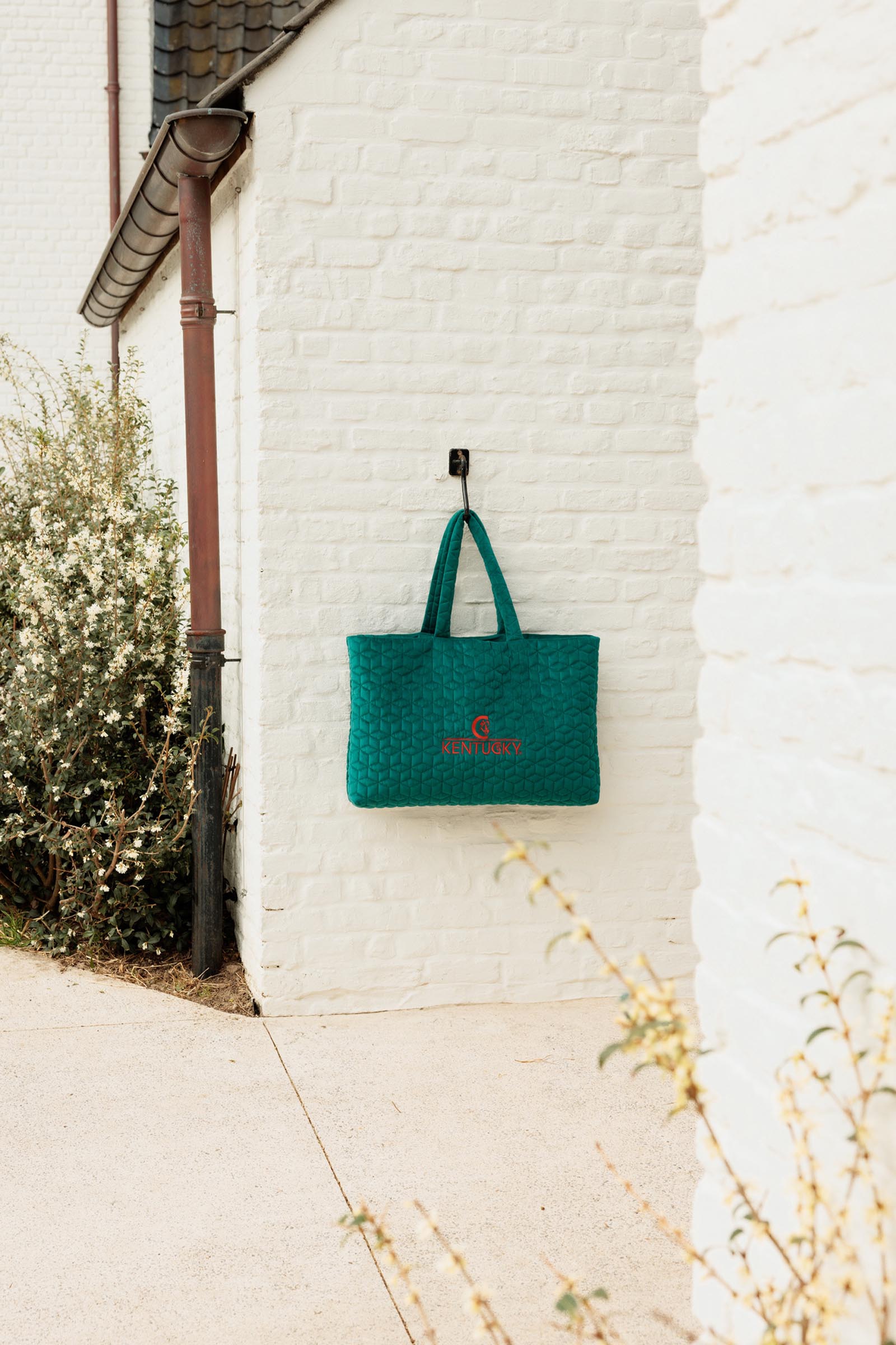 Kentucky Horsewear sac en velours avec logo  