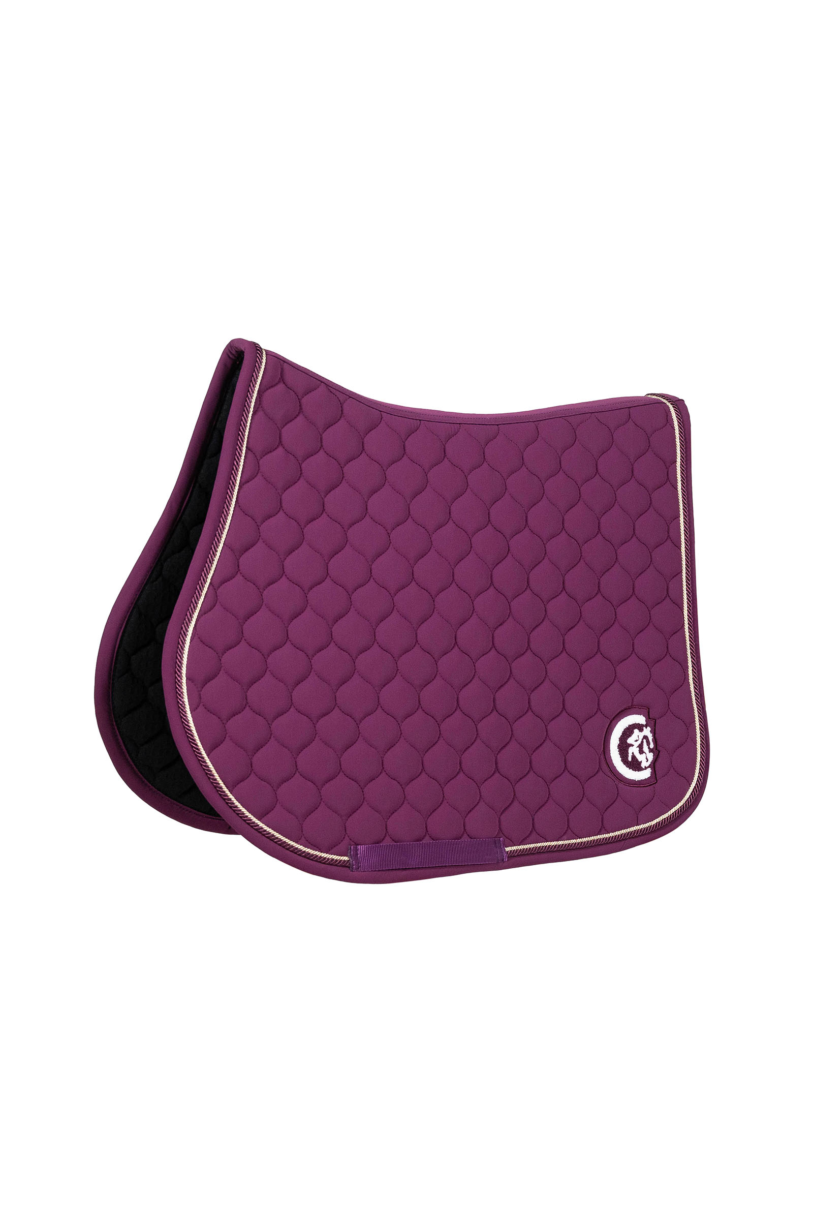 purple Kentucky Horsewear Tapis de selle Onion Quilt avec logo 3D