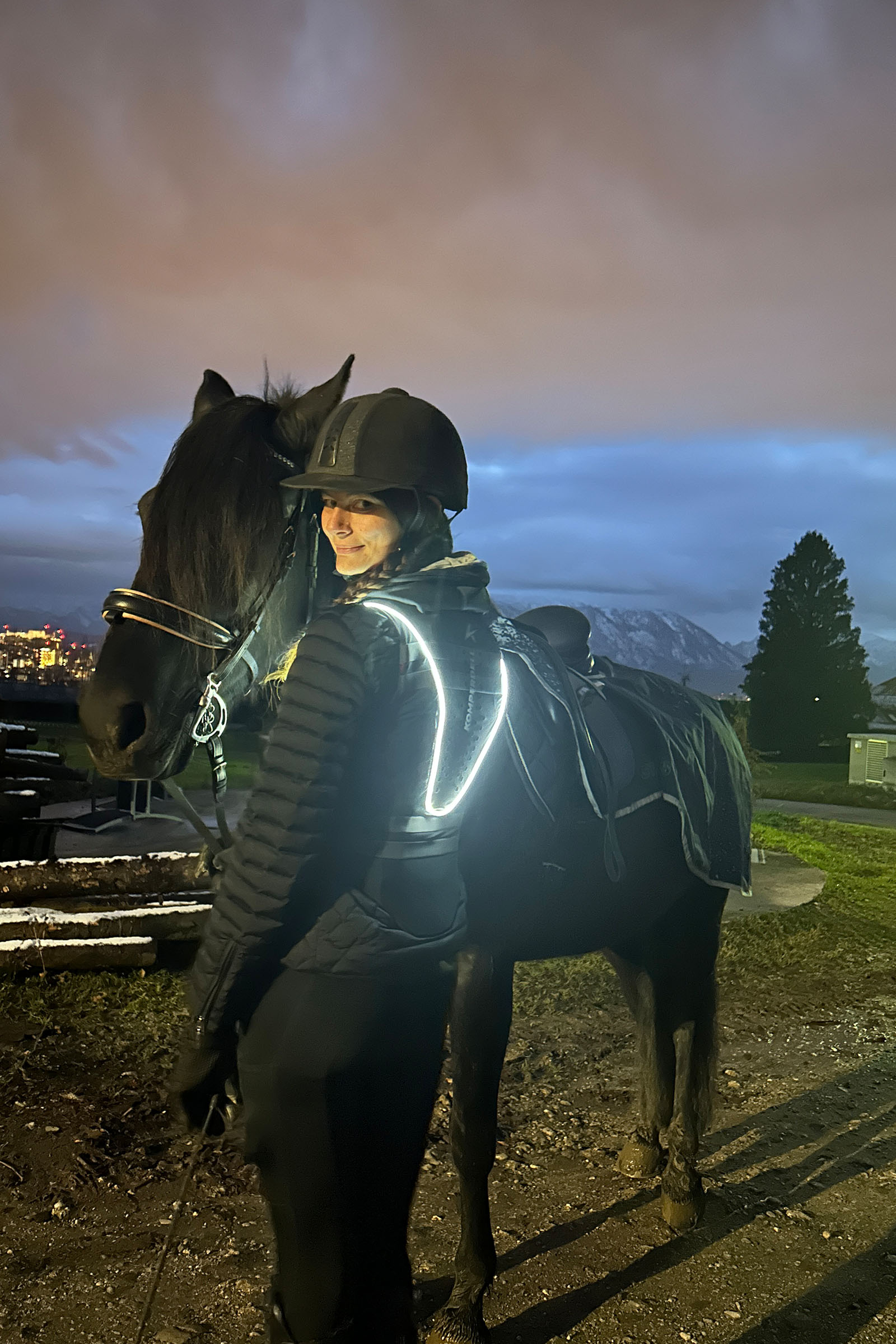 Komperdell Ballistic High Visibility FlexFit protection dorsale, r&eacute;versible