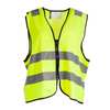 Gilet zipp&eacute; Horze Supreme de couleur fluo