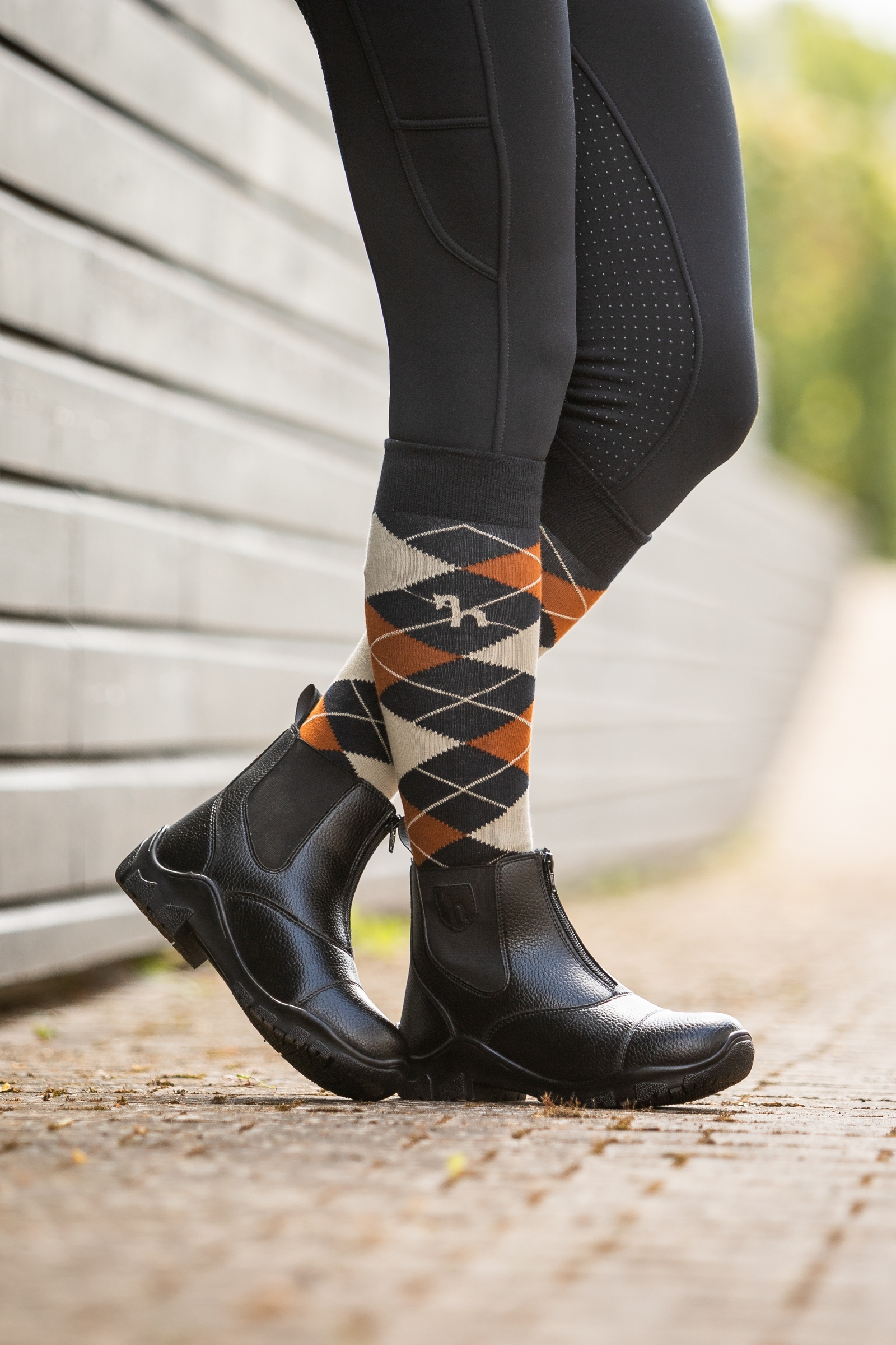 Bottines Jodhpurs PU pour l'hiver Horze Idaho, femme