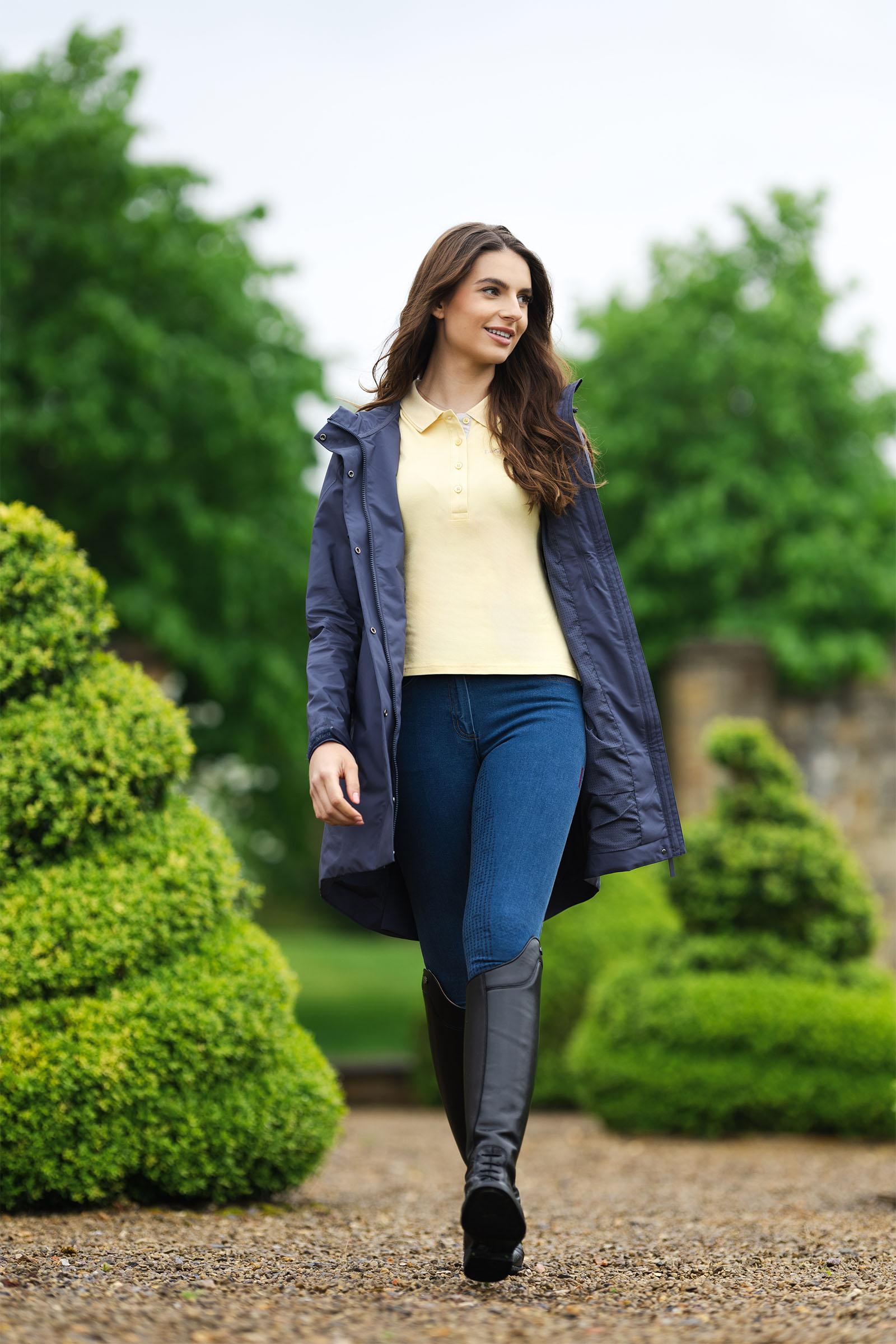 LeMieux Manteau de Pluie Long pour Femme Grace