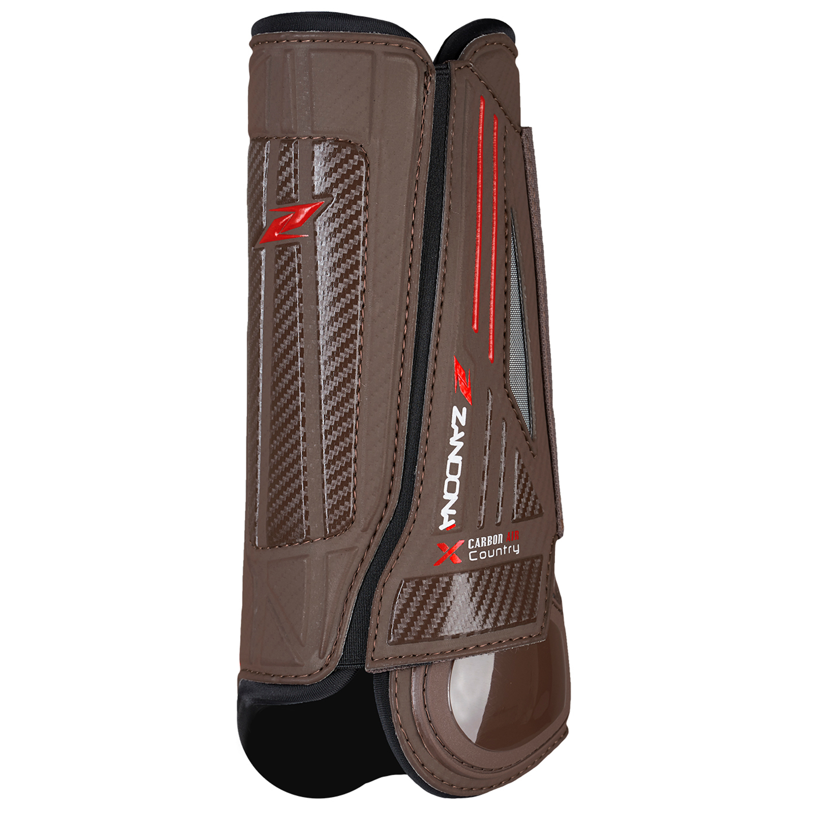 Brown Gu&ecirc;tres de protection prot&egrave;ge-tendons CARBON AIR X-COUNTRY Zandona, post&eacute;rieurs