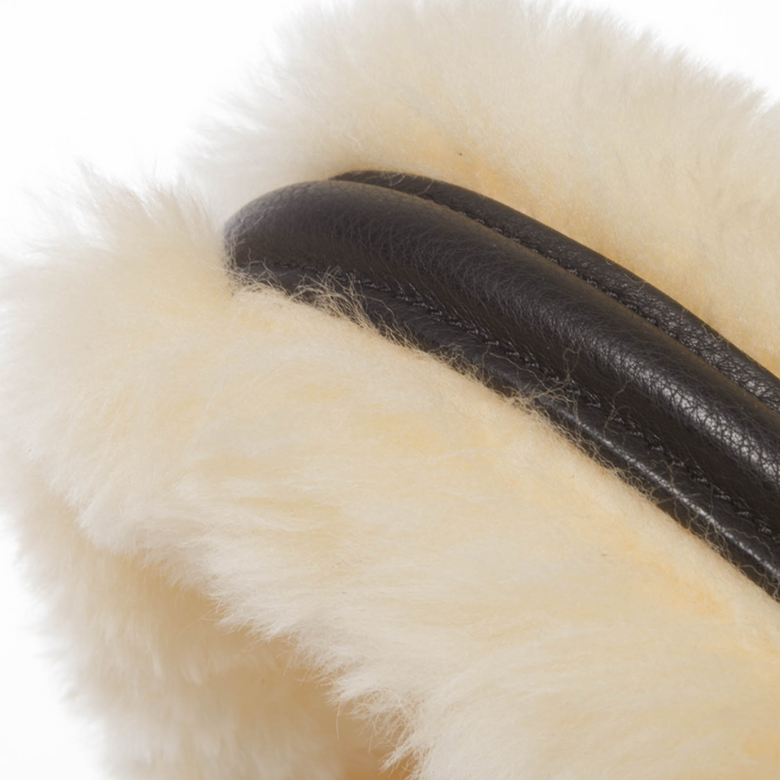 Licol en cuir Marvelous Kavalkade avec peau de mouton