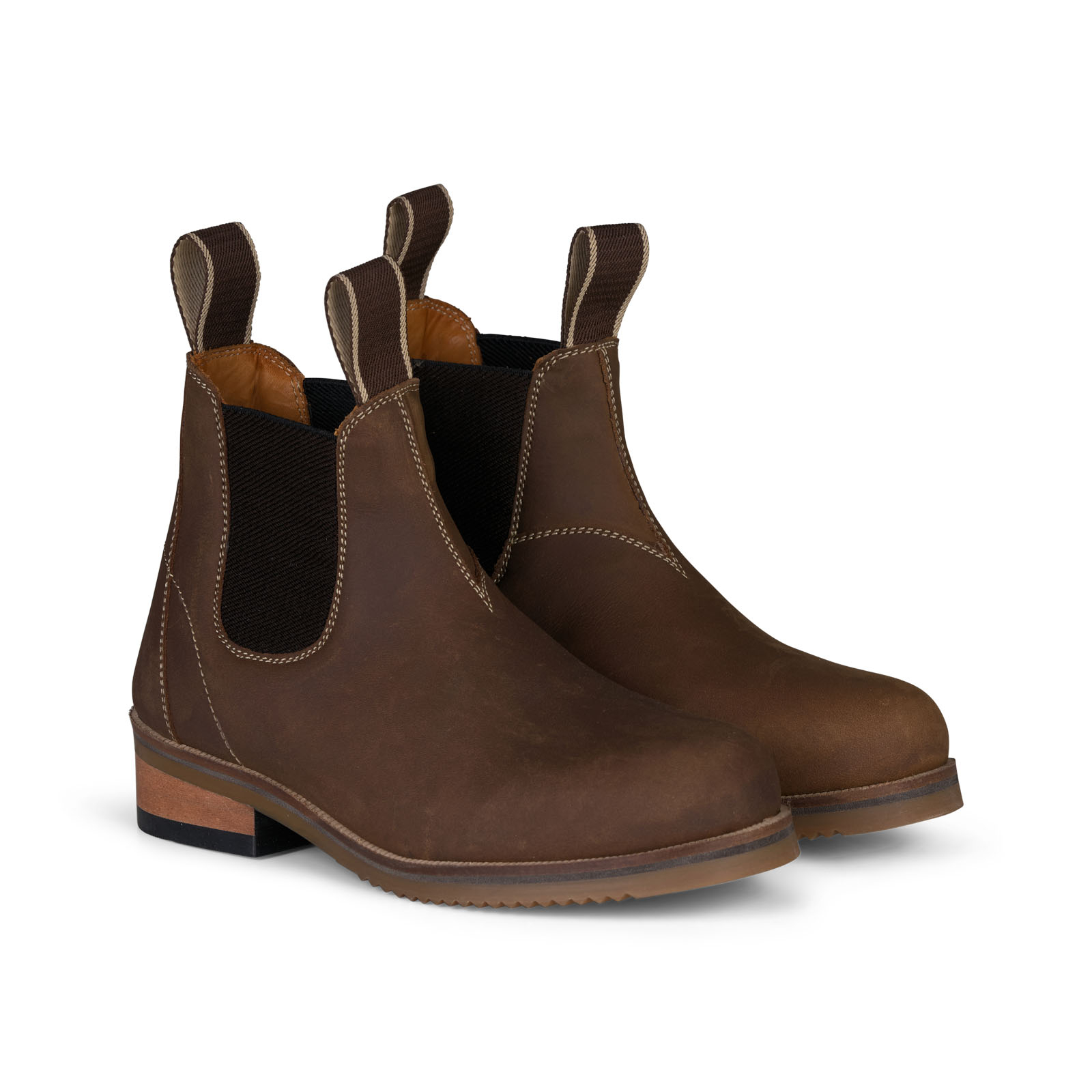 Marron Bottines Jodhpur Horze Morella, enfant