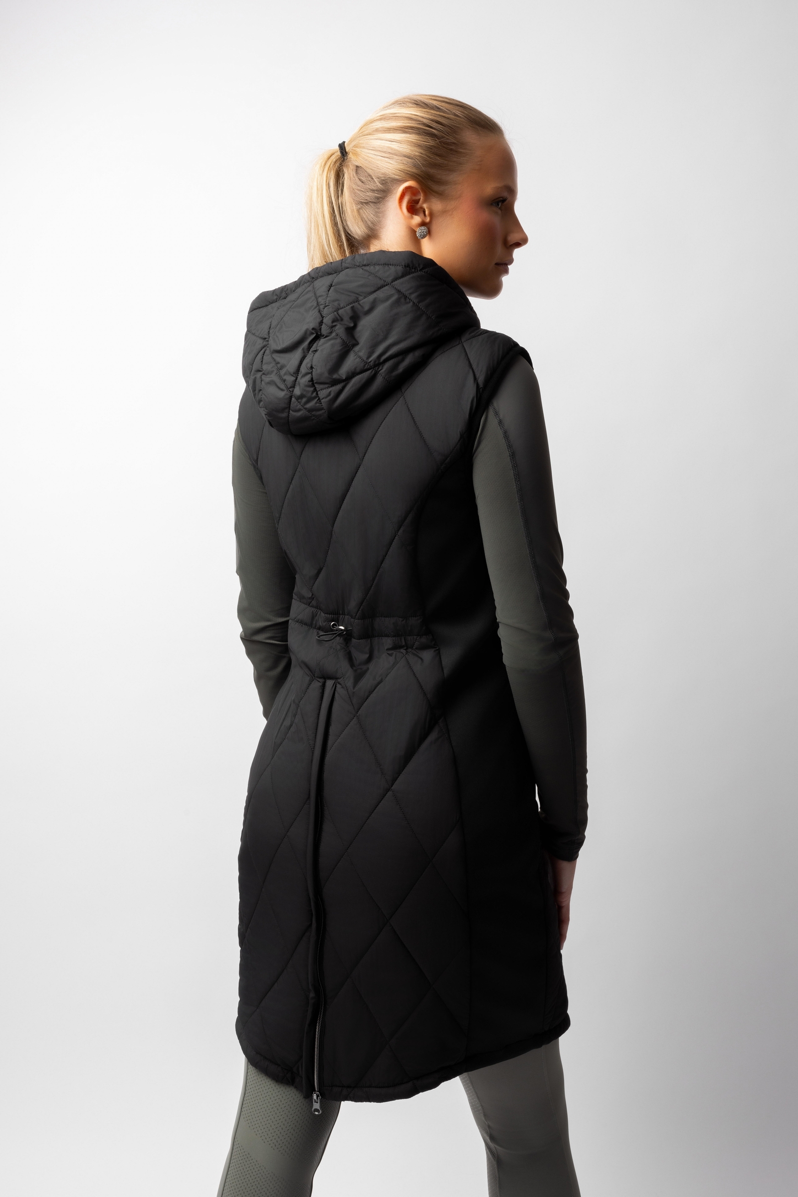 B Vertigo Agnetha gilet long matelass&eacute; pour femme  