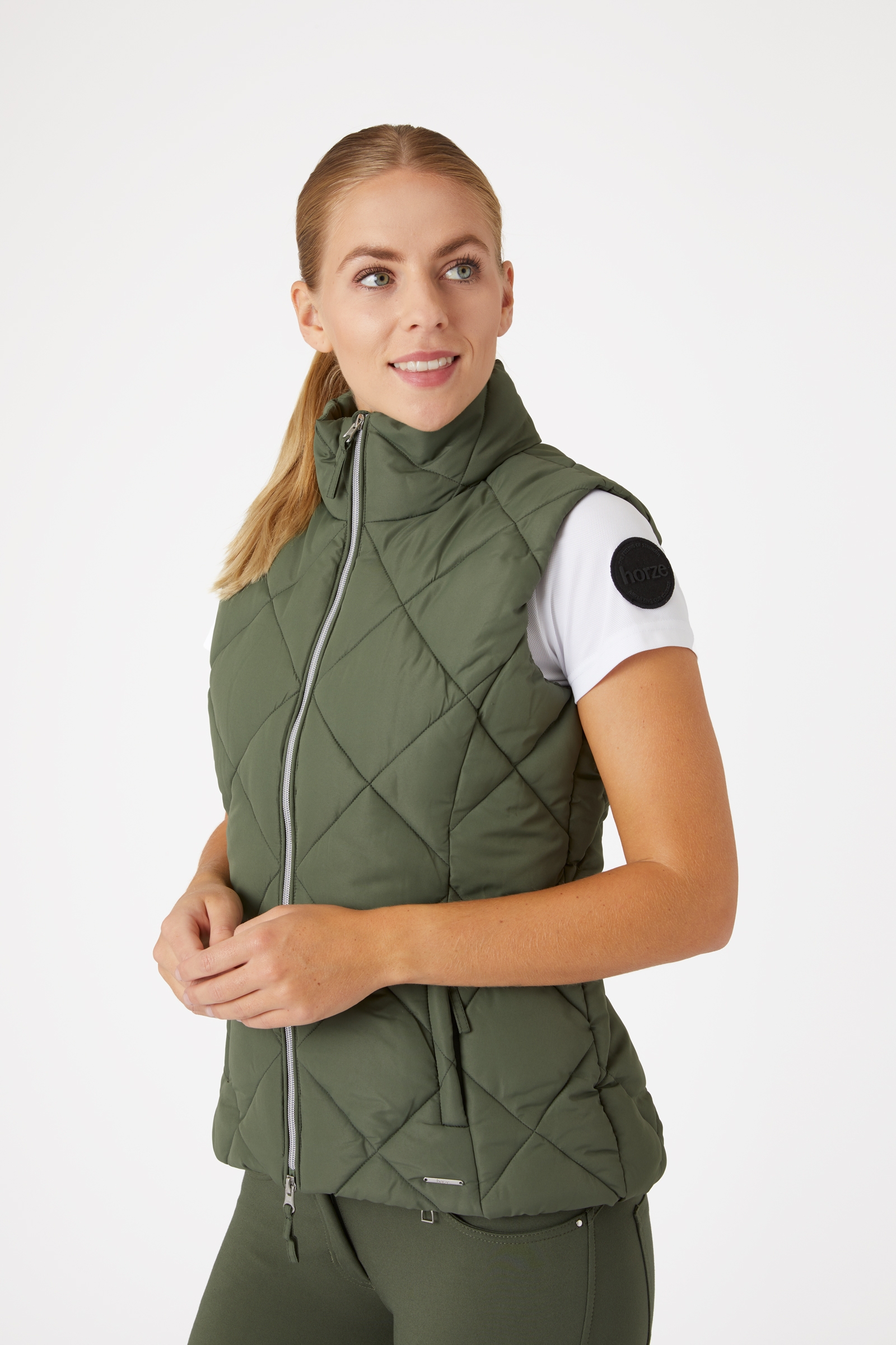 Gilet doudoune sans manche d'&eacute;quitation Horze Carola, femme