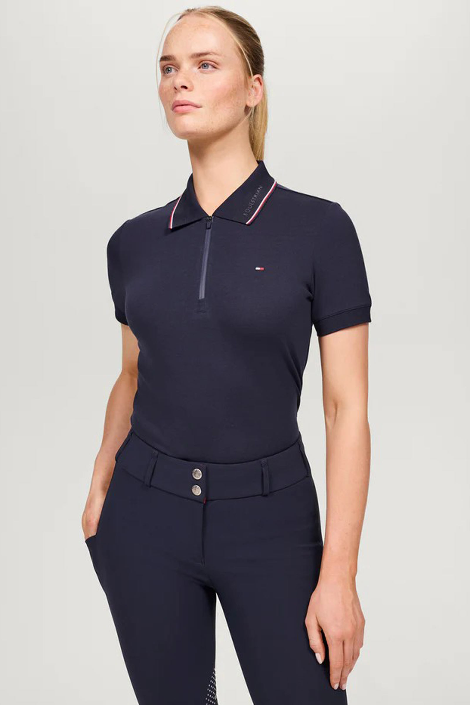 Tommy Hilfiger Equestrian Camden polo zippé pour femme