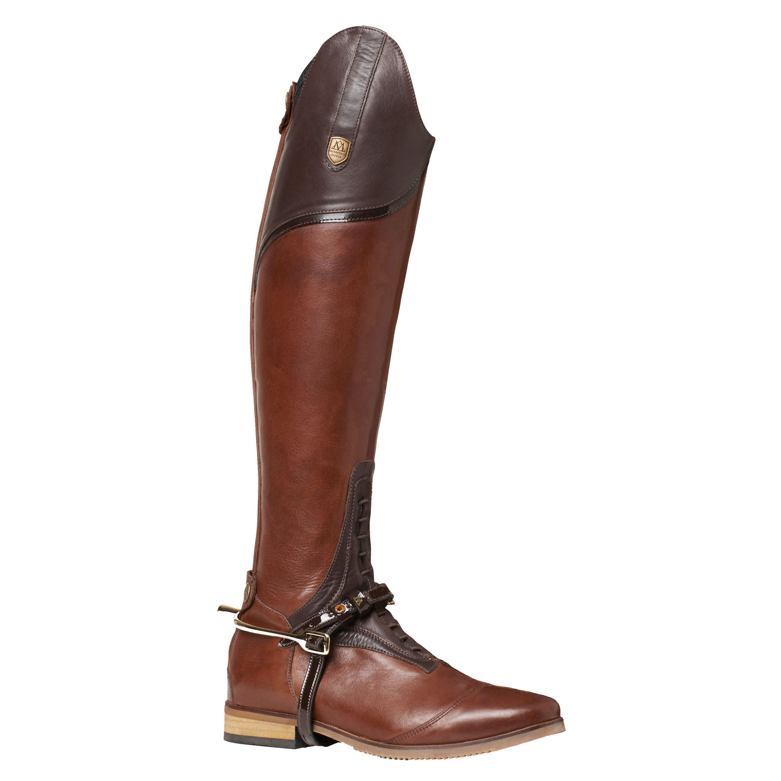 Brown Lani&egrave;res d'&eacute;perons brevet&eacute;es Jubil&eacute; Mountain Horse