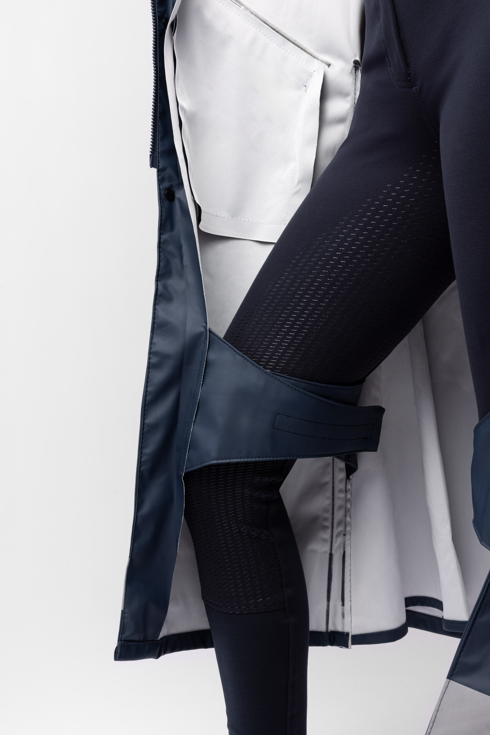 Imperméable Horze Hazel Femme Long imperméable avec fentes