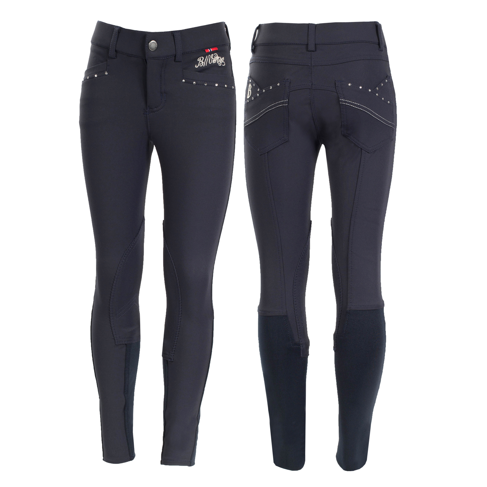 B Vertigo Olivia pantalon d&rsquo;&eacute;quitation enfant &agrave; fond int&eacute;gral en silicone, UPF 50+