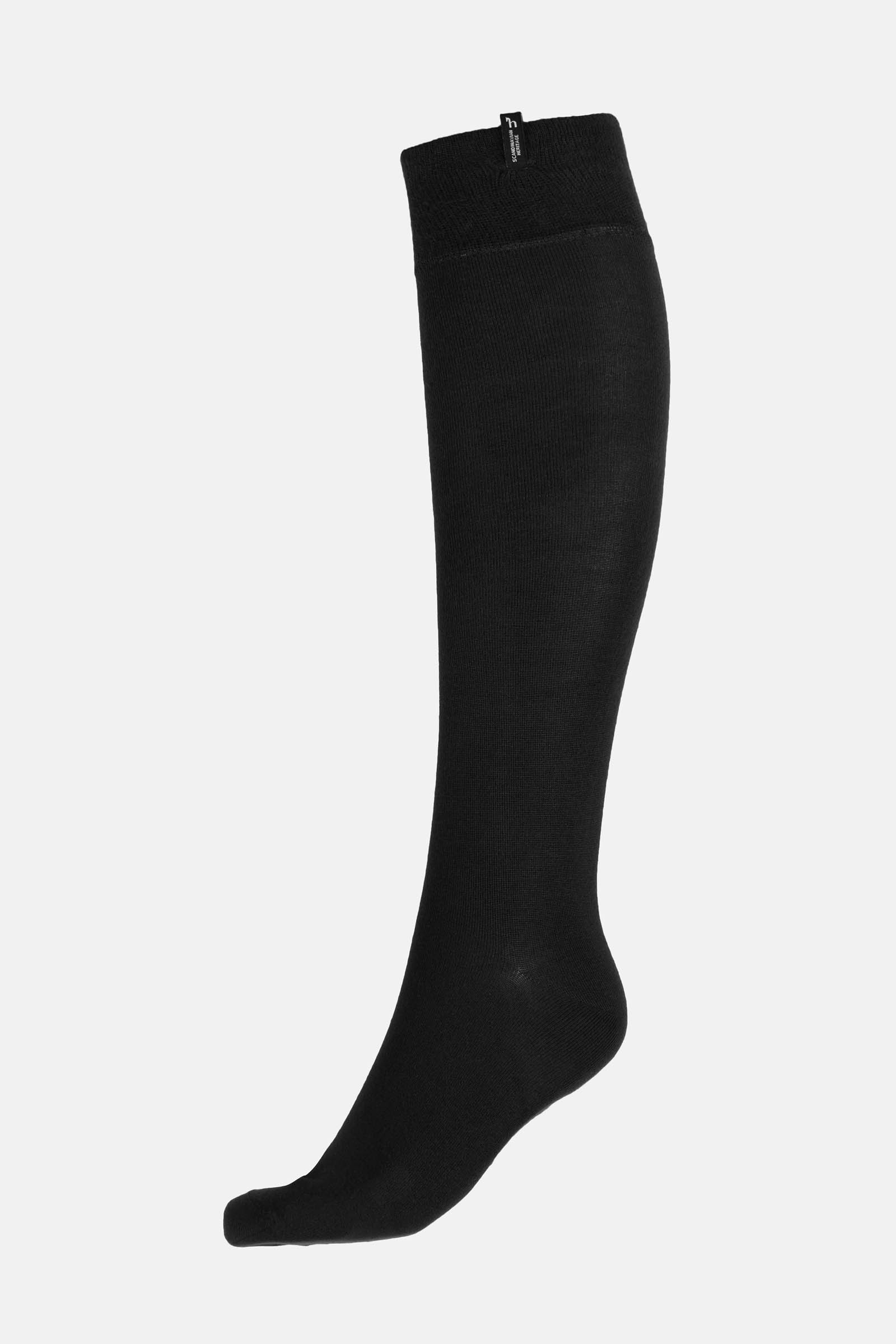 Black Chaussettes de cavalier Horze Bambou