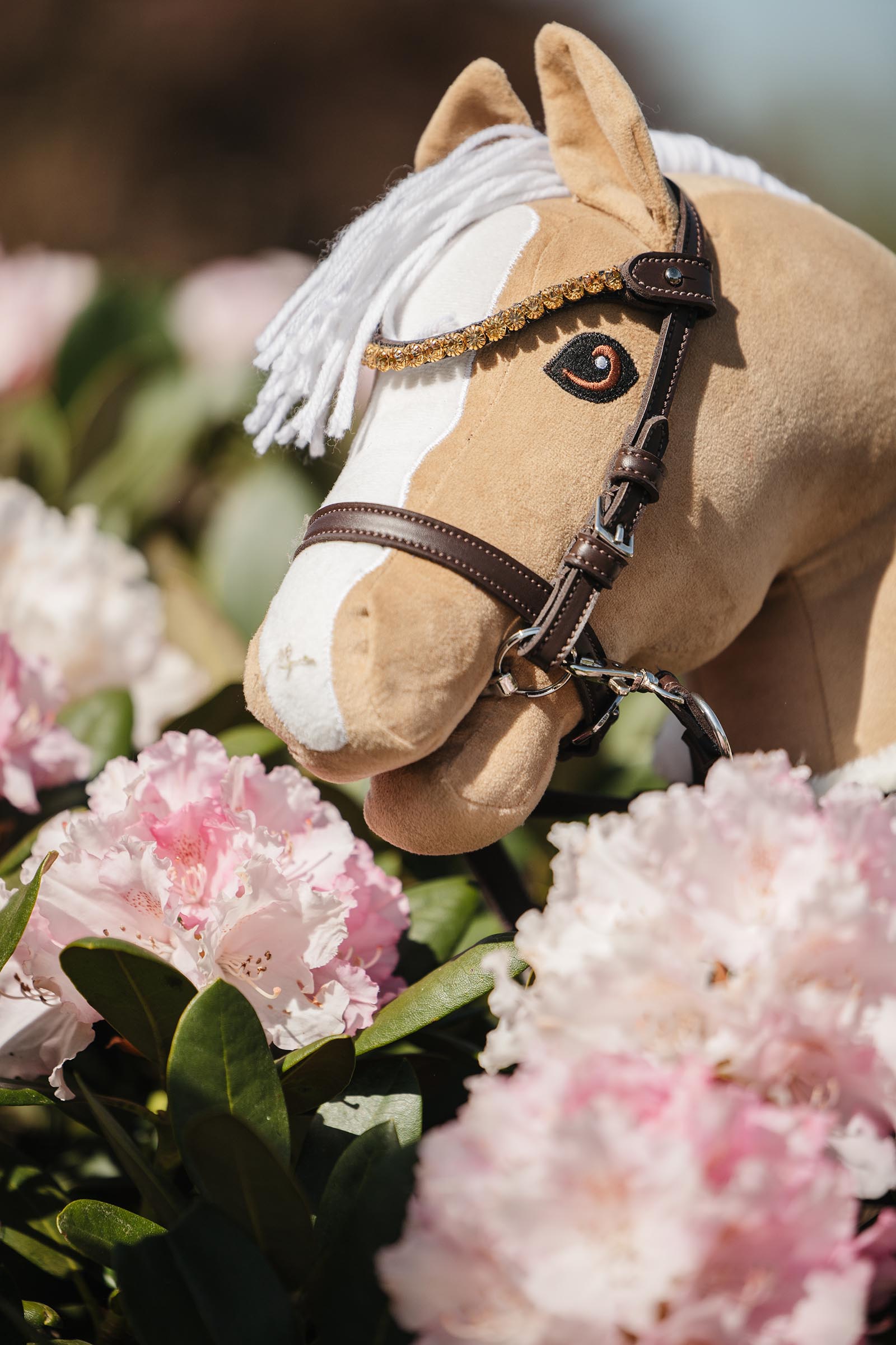 My Hobby Horse bride en cuir avec pierres