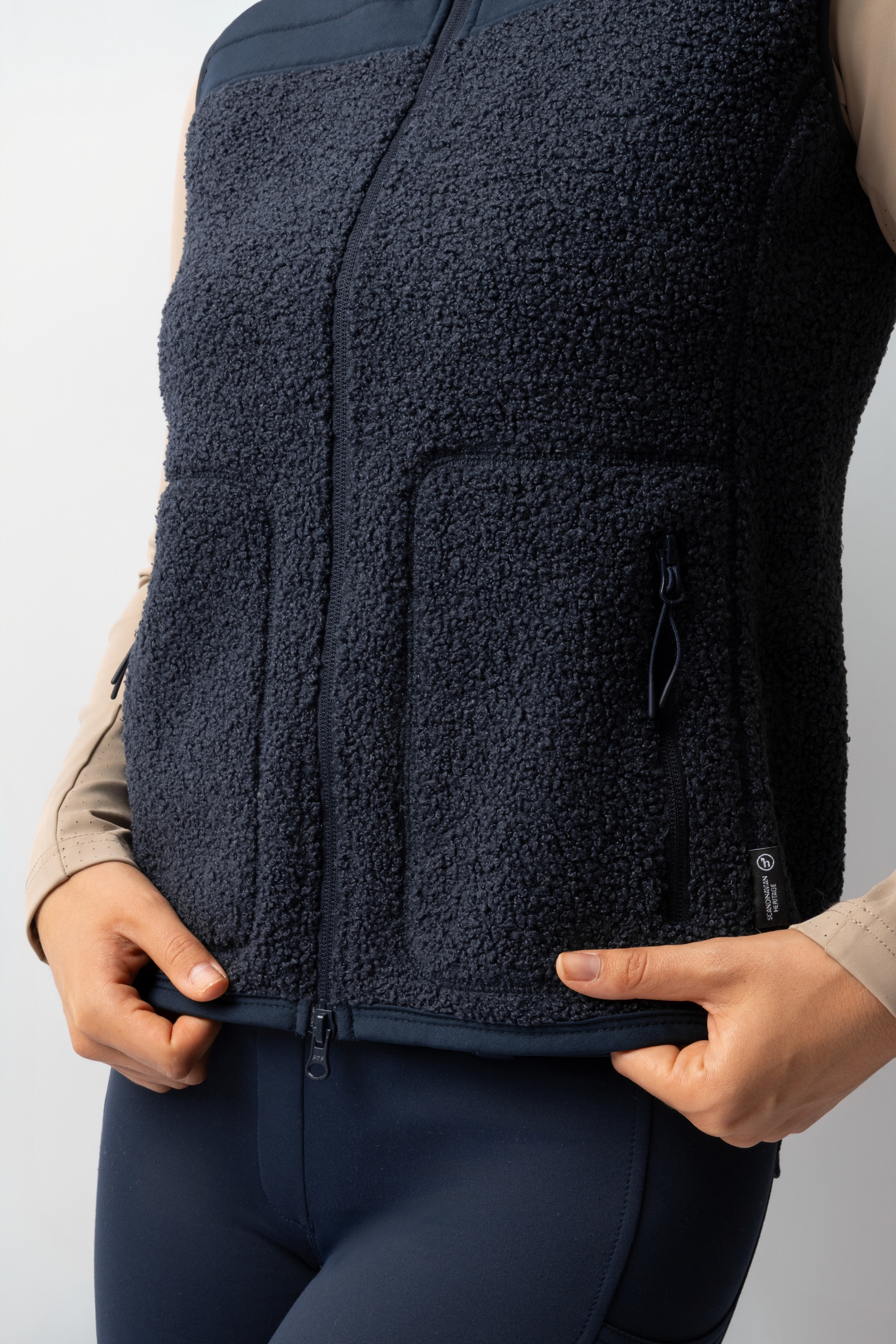Horze Adira gilet en teddy fleece pour femmes