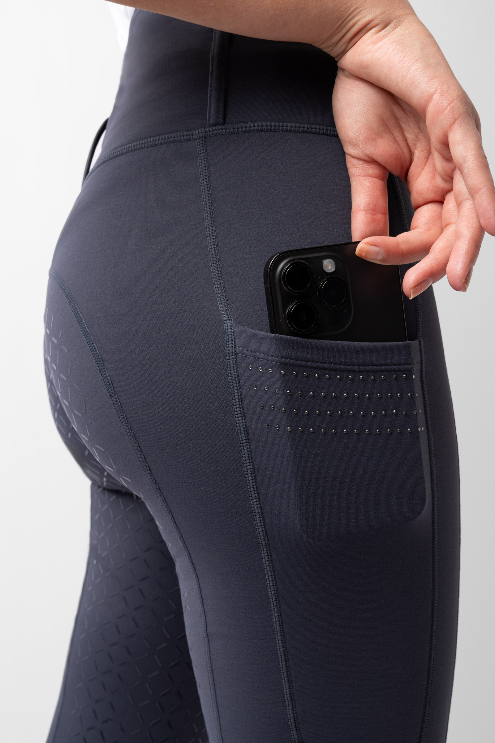 Leggings mi-saison Horze Serena grip intégral