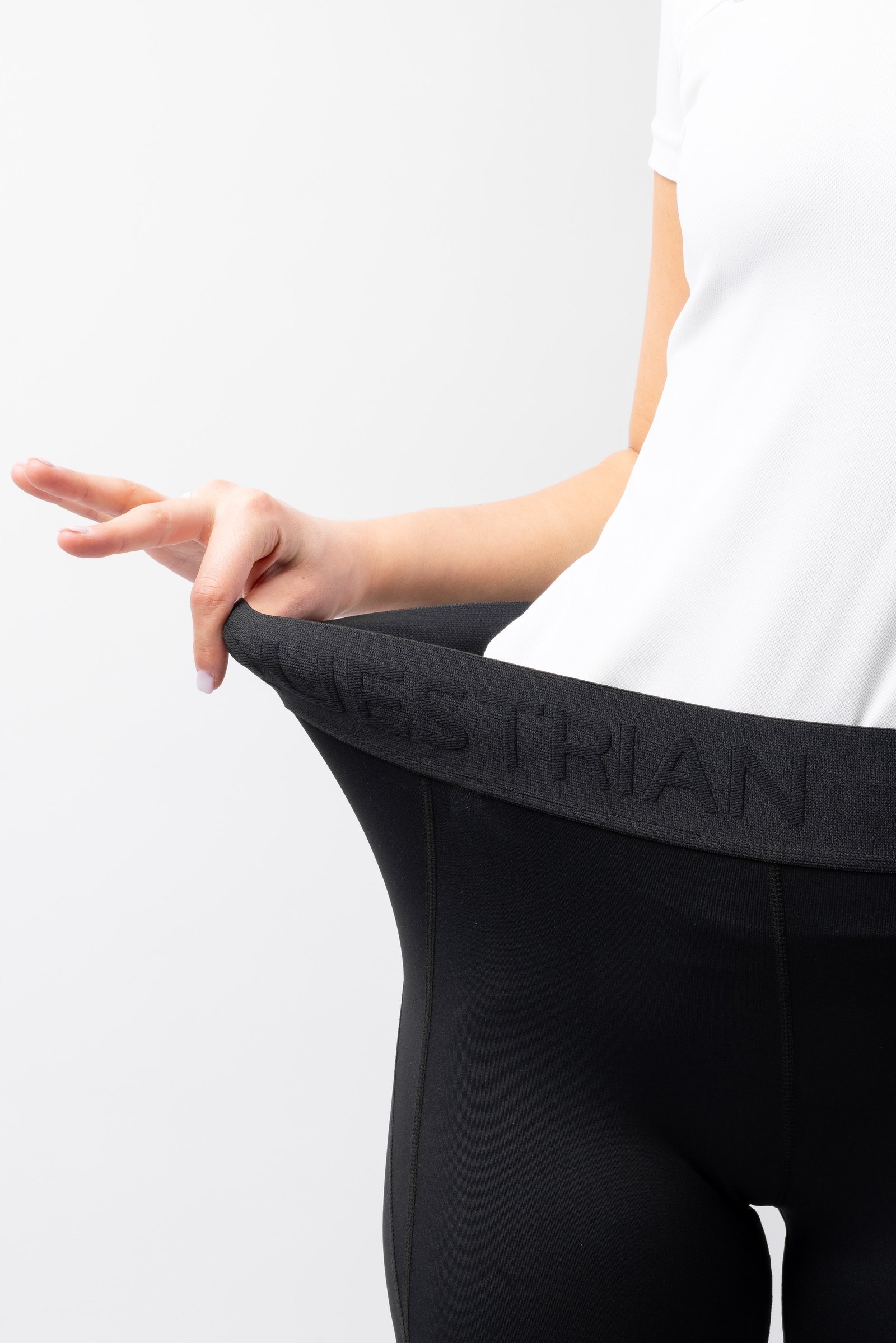 Collant d'équitation fond intégral avec silicone Horze Madison, femme