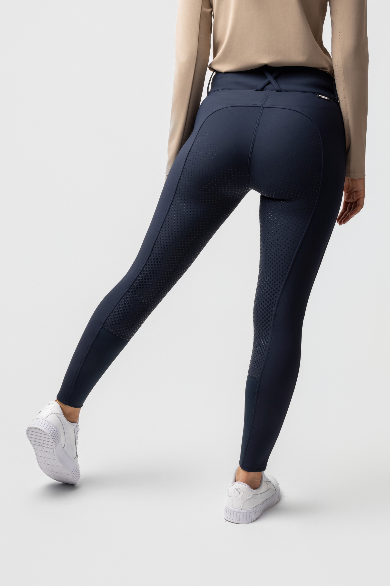 Horze Grand Prix Pro Pantalon d'équitation thermique avec grip intégral pour femmes