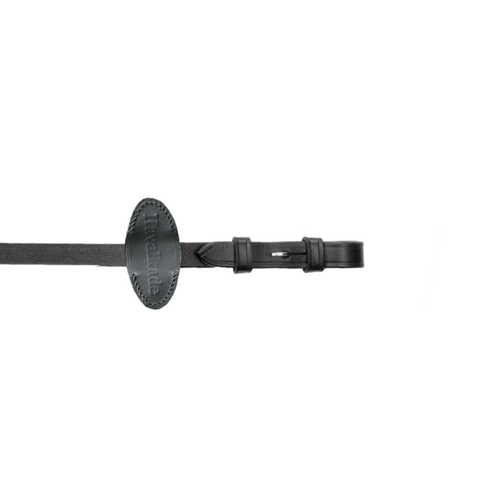 R&ecirc;nes caoutchout&eacute;es Kavalkade avec crochets de bride