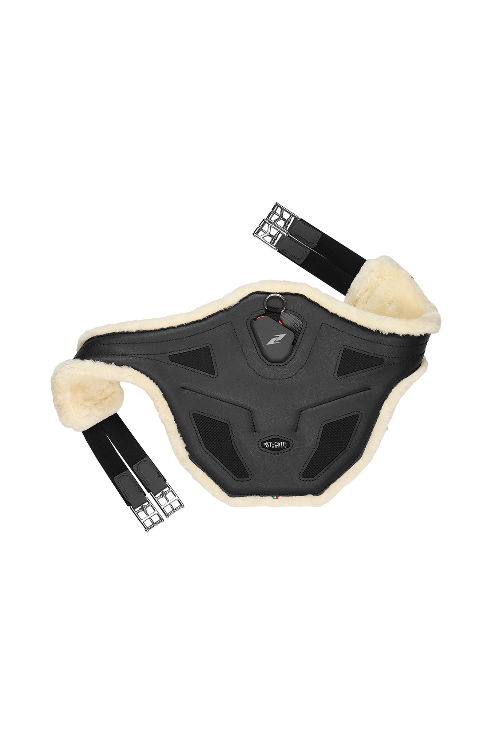 Black Zandona Techno-Fur Sangle bavette de protection contre les crampons avec fausse fourrure