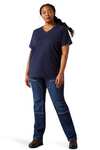 Ariat T-shirt Rebar Cotton Strong col V standard pour femme  