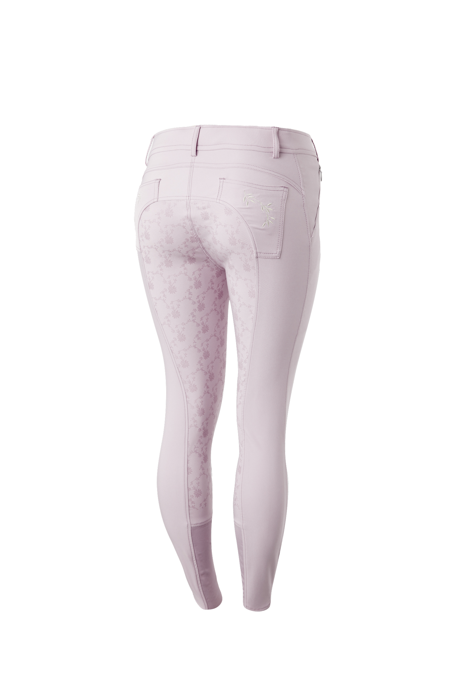 Pantalon d'&eacute;quitation fond int&eacute;gral Horze Kaitlin pour femme avec d&eacute;co florale