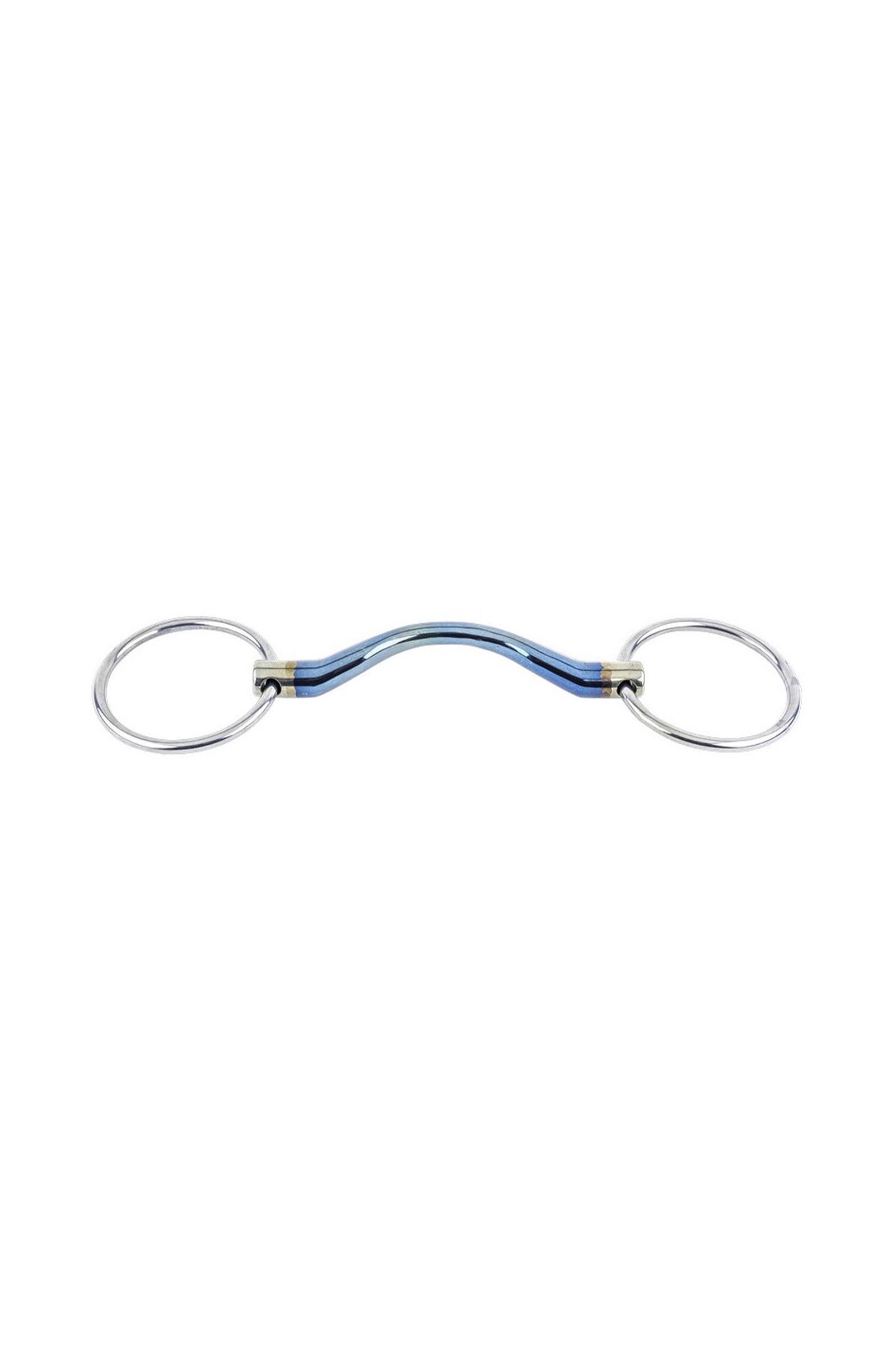 Mors Trust Equestrian Acier Doux Bleu Salivant Chantilly Passage de Langue Moyen