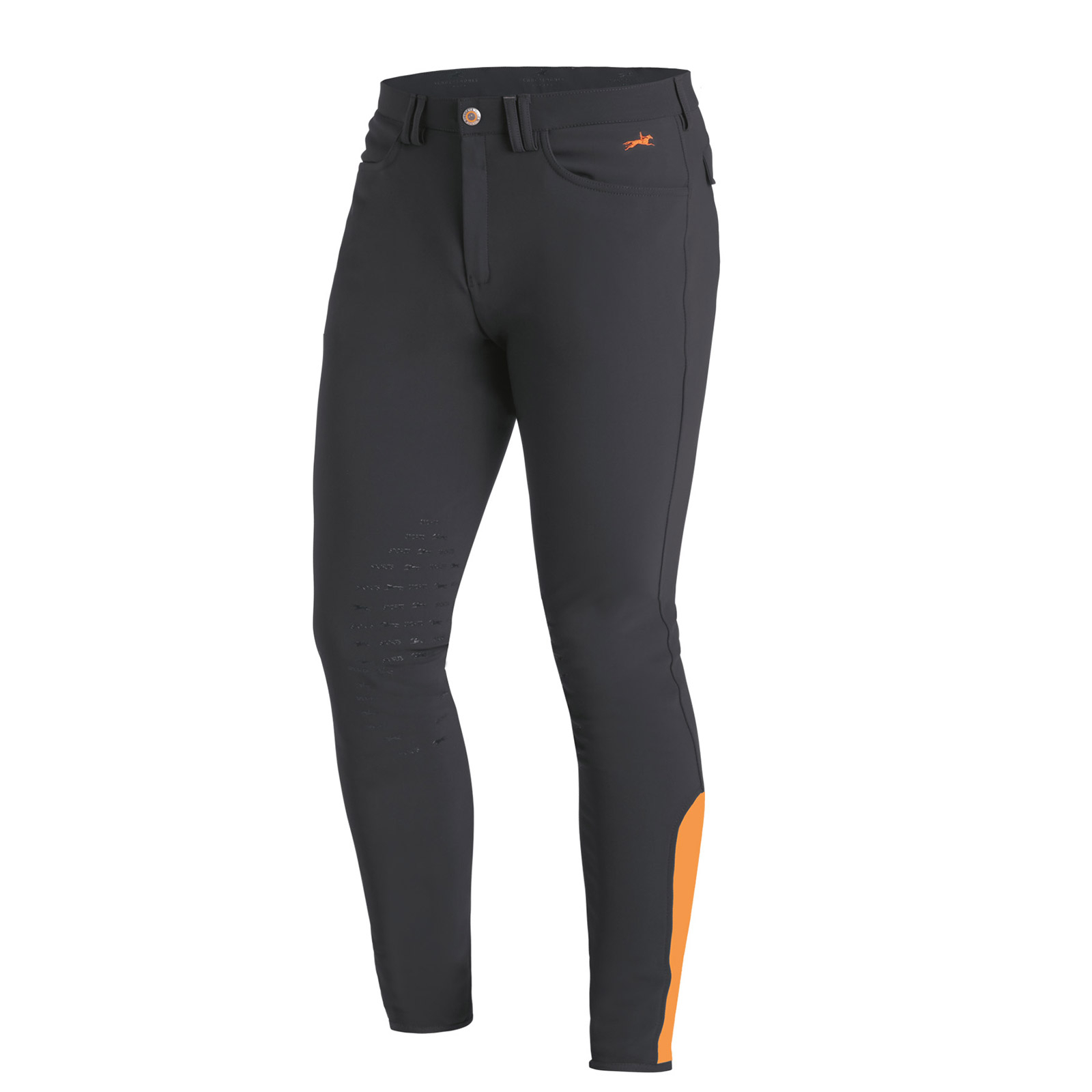 Grey Culotte d’équitation à basanes Schockemöhle Sports Phoenix, Homme