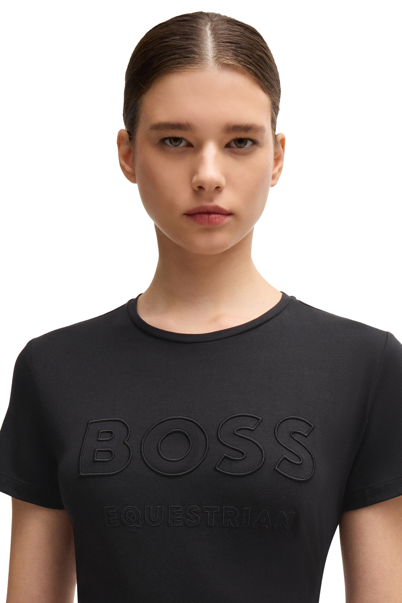 Boss Maya T-shirt femme avec broderie
