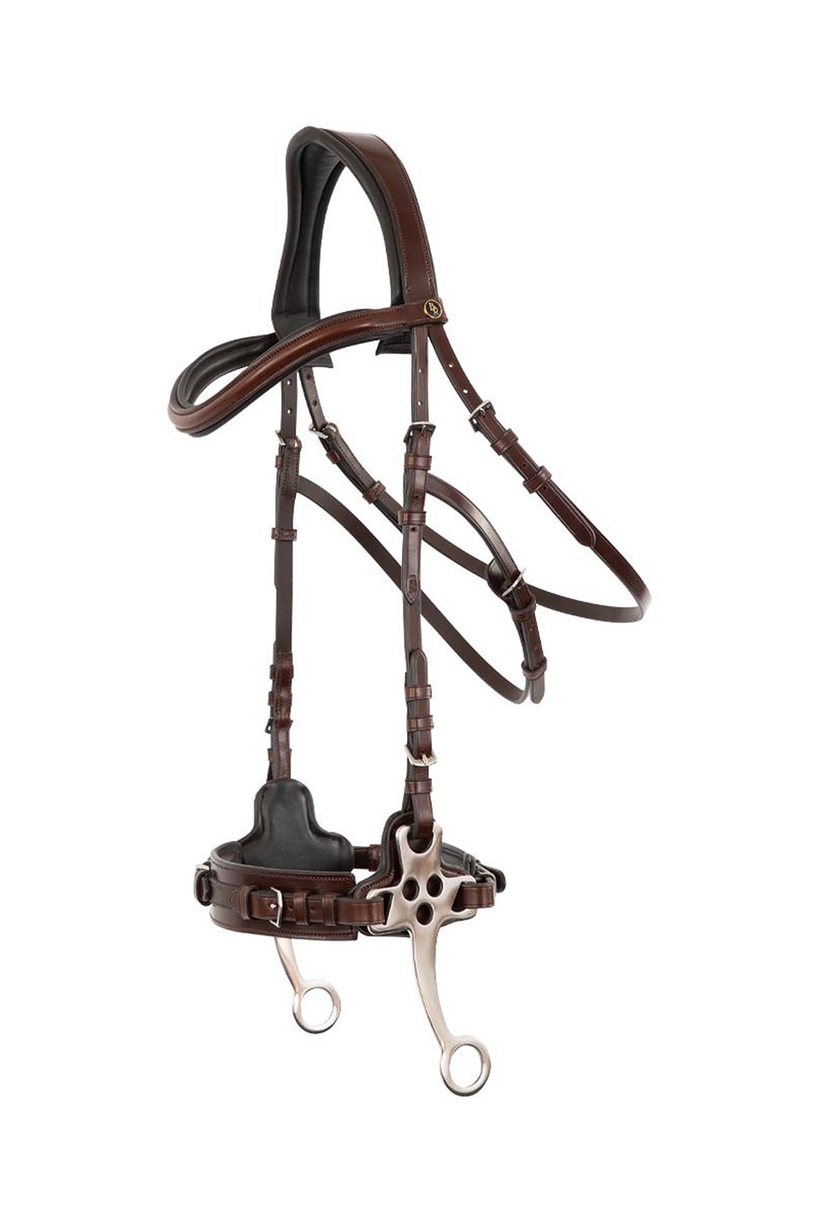 Oak/Silver BR Lydney Anatomical Hackamore