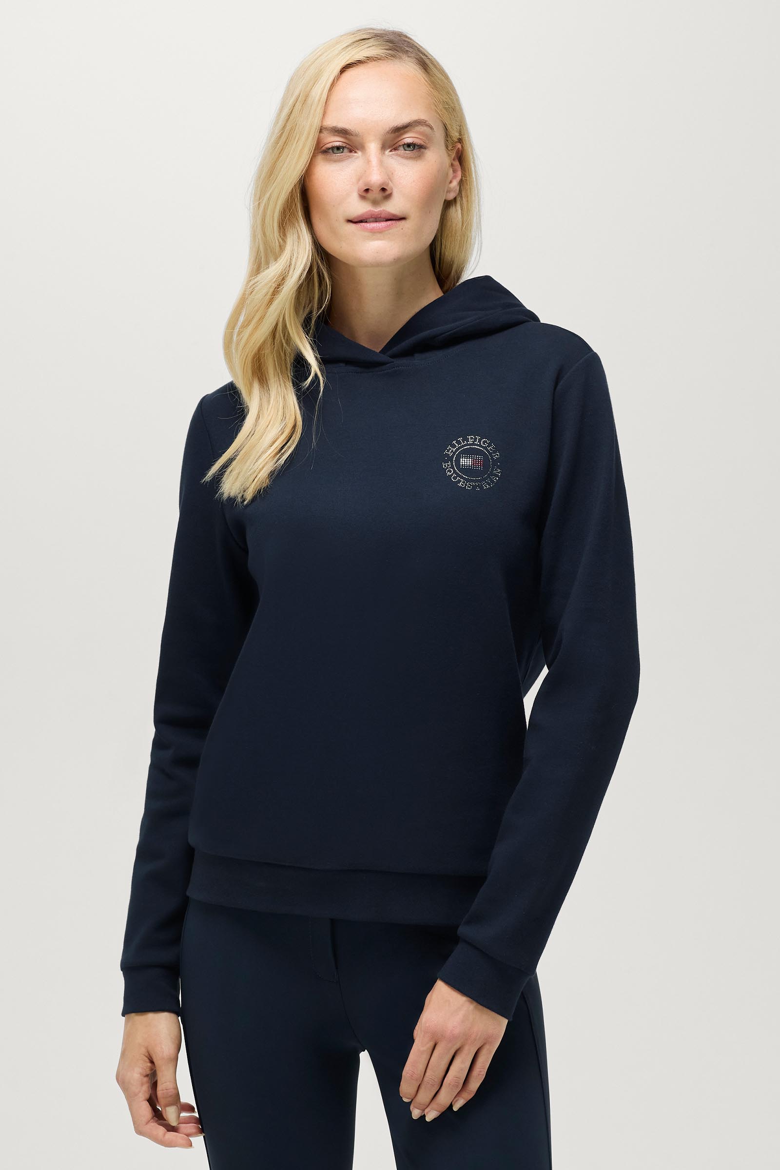 Tommy Hilfiger Equestrian Hollywood sweat &agrave; capuche femme avec strass
