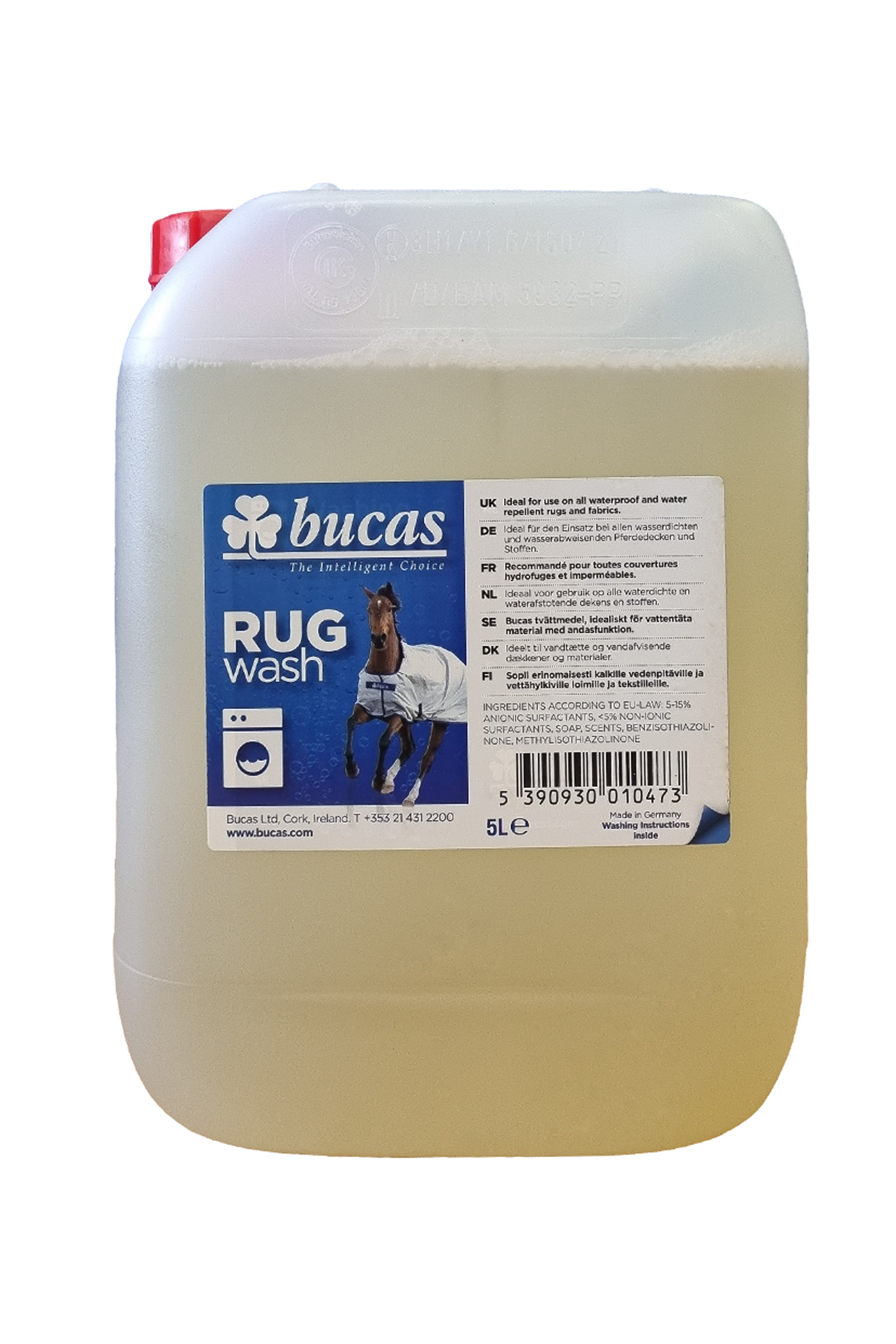 Produit de lavage Bucas pour couverture, 5 l