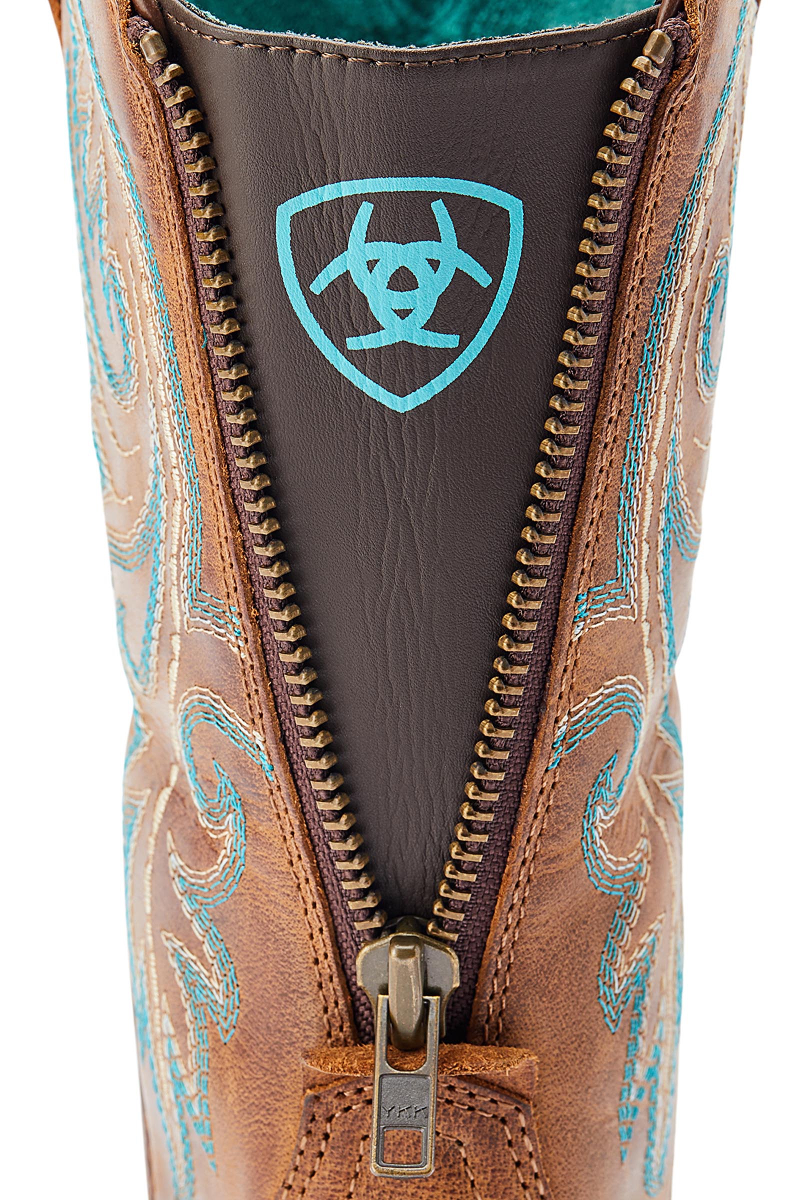 Ariat Round Up Back Zip Bottes western femme avec fermeture arri&egrave;re