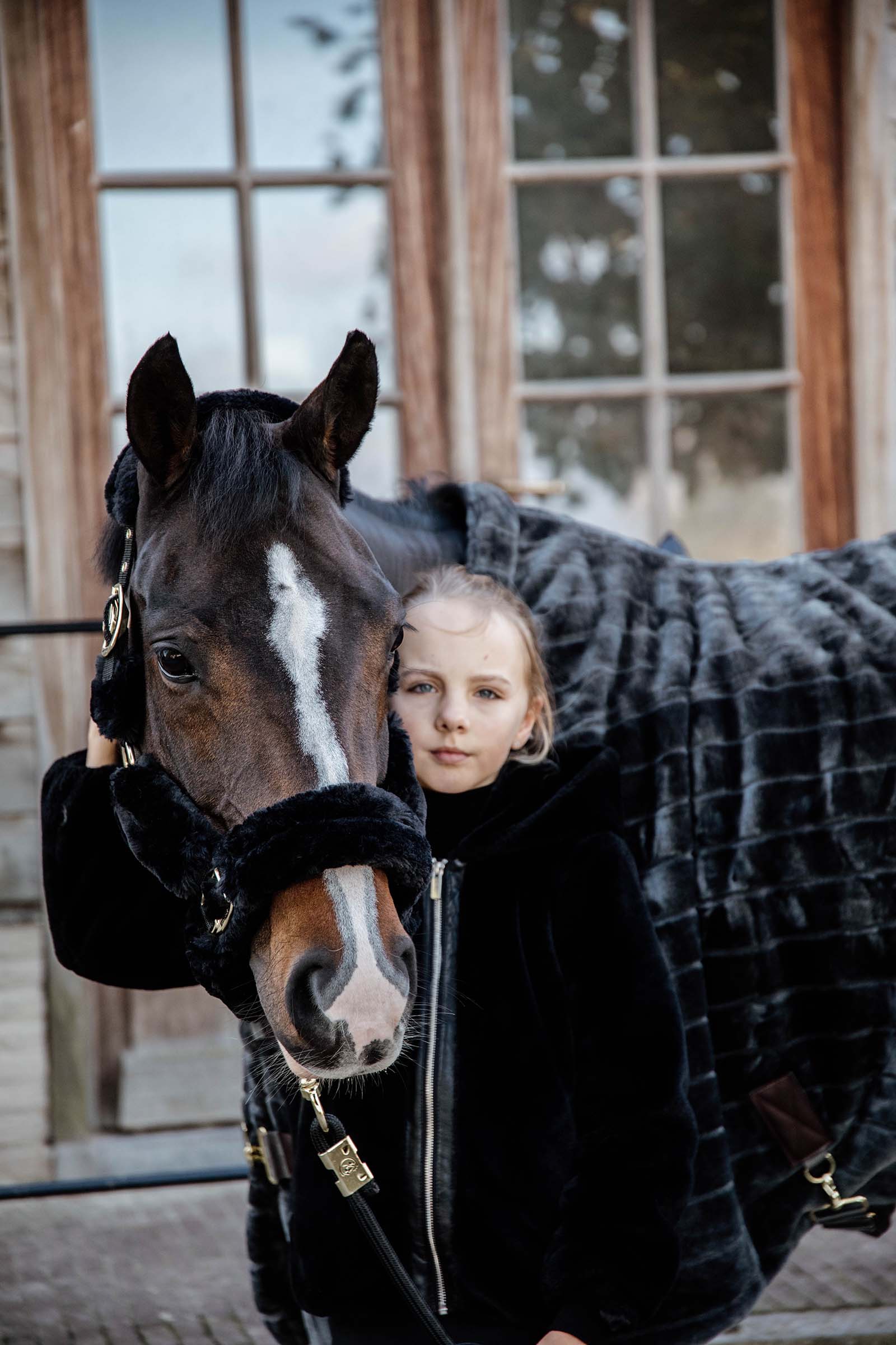 Kentucky Horsewear licol doubl&eacute; mouton pour transportage