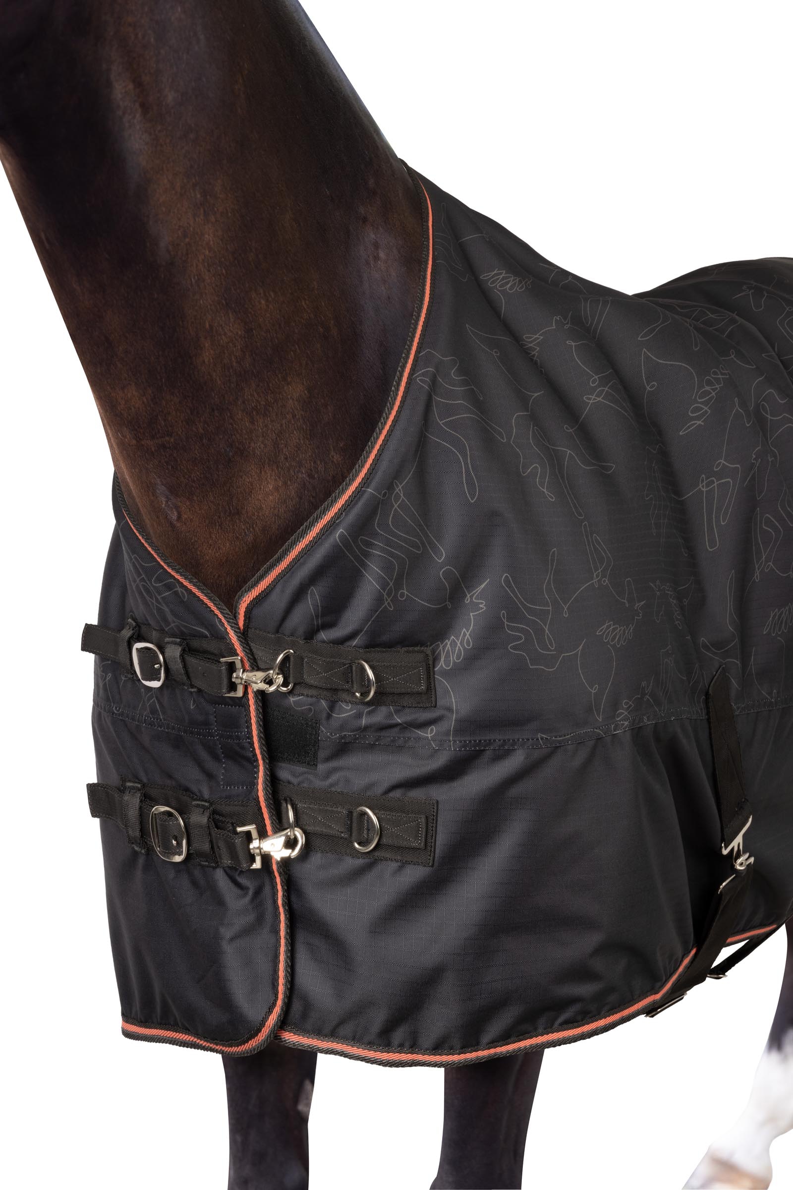 Couverture imperm&eacute;able Horze Pegasus pour poney 200 g/m&sup2;